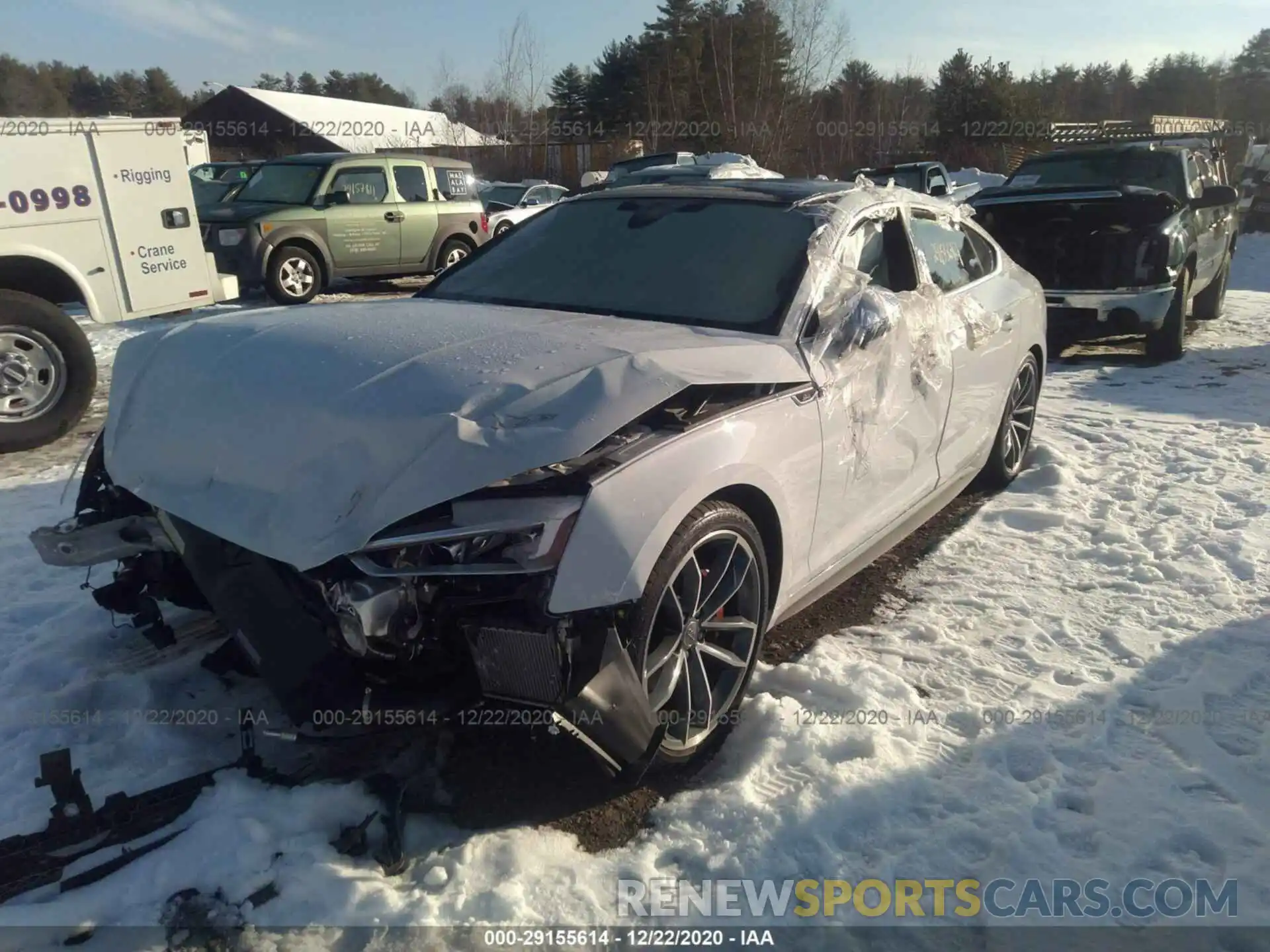 2 Photograph of a damaged car WAUB4CF58KA080353 AUDI S5 SPORTBACK 2019