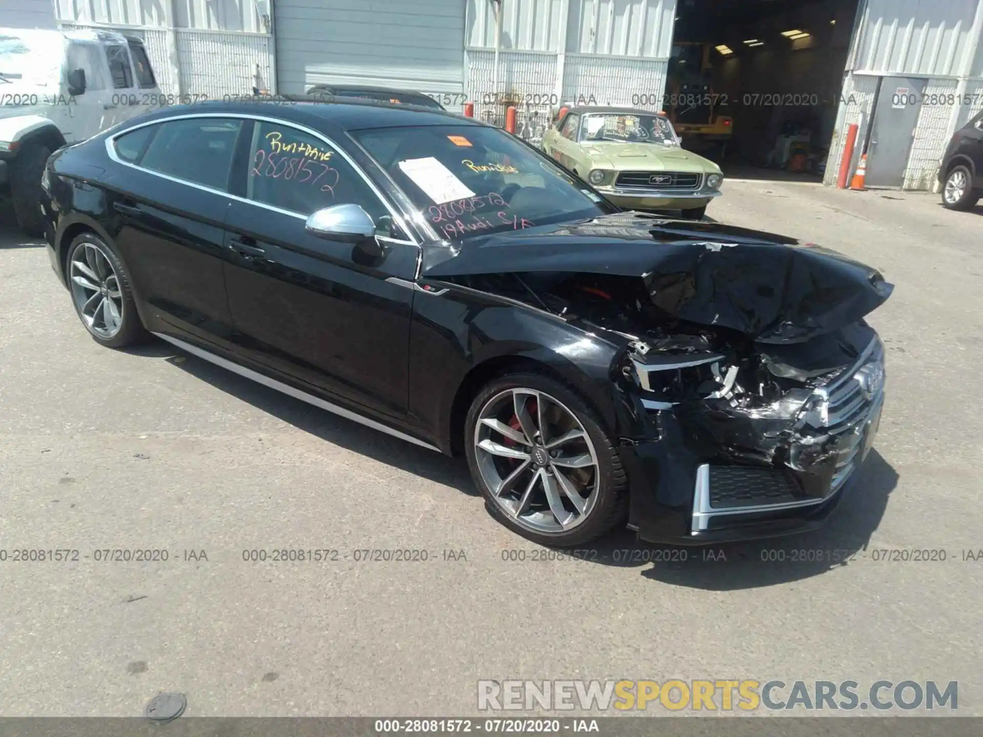 1 Photograph of a damaged car WAUB4CF5XKA098031 AUDI S5 SPORTBACK 2019