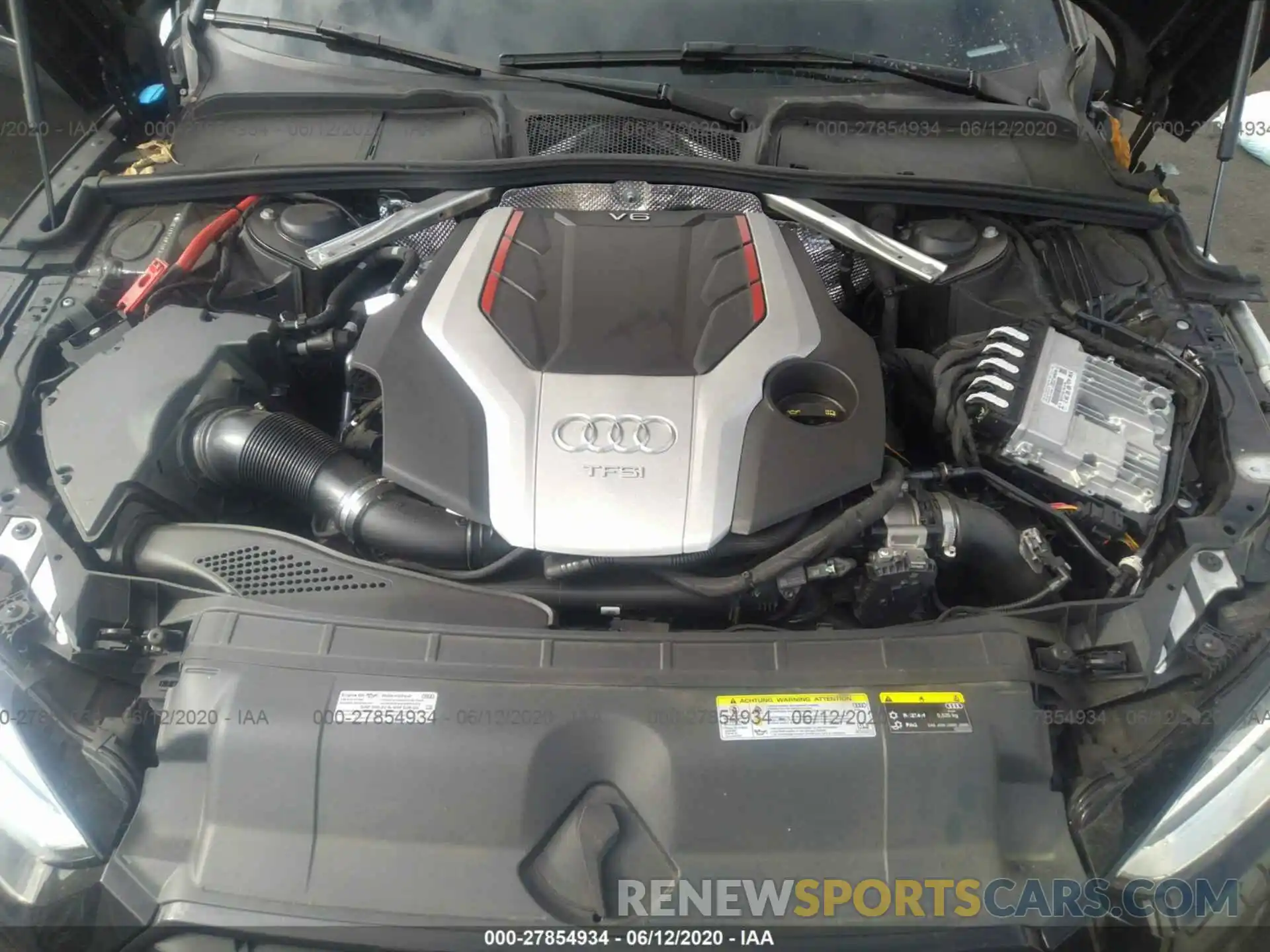 9 Фотография поврежденного автомобиля WAUC4CF50KA056813 AUDI S5 SPORTBACK 2019