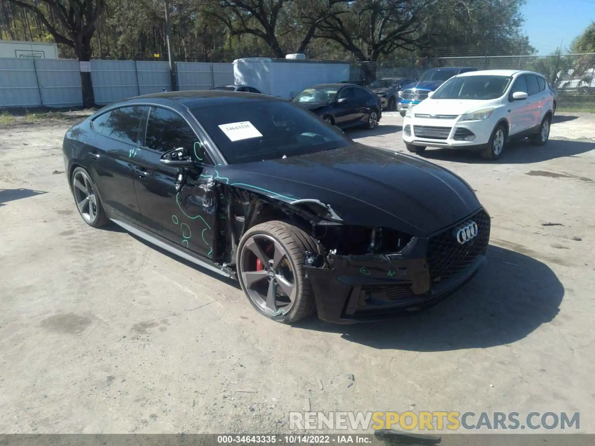 1 Photograph of a damaged car WAUC4CF59KA093312 AUDI S5 SPORTBACK 2019