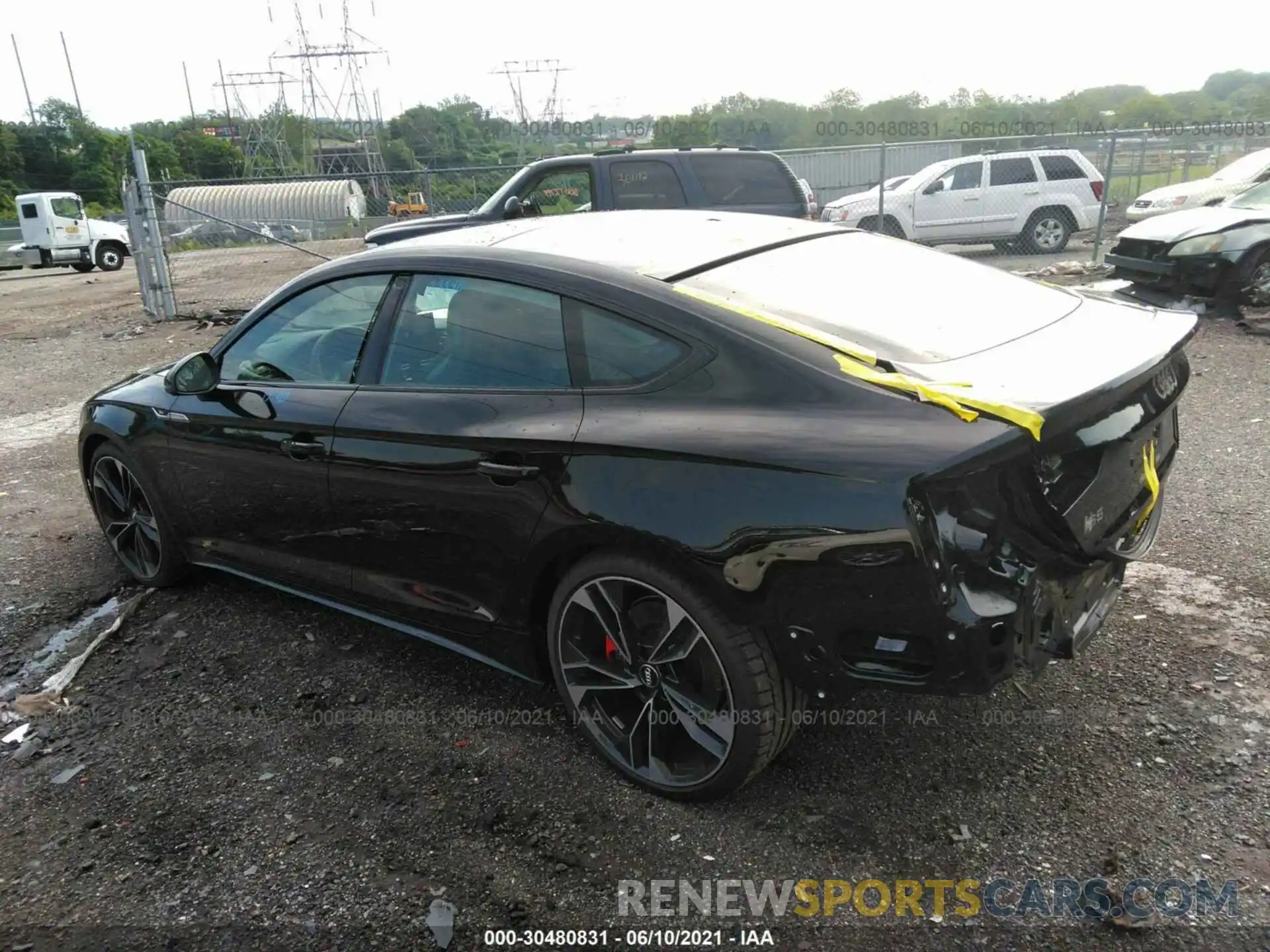 3 Photograph of a damaged car WAUB4CF51LA002157 AUDI S5 SPORTBACK 2020