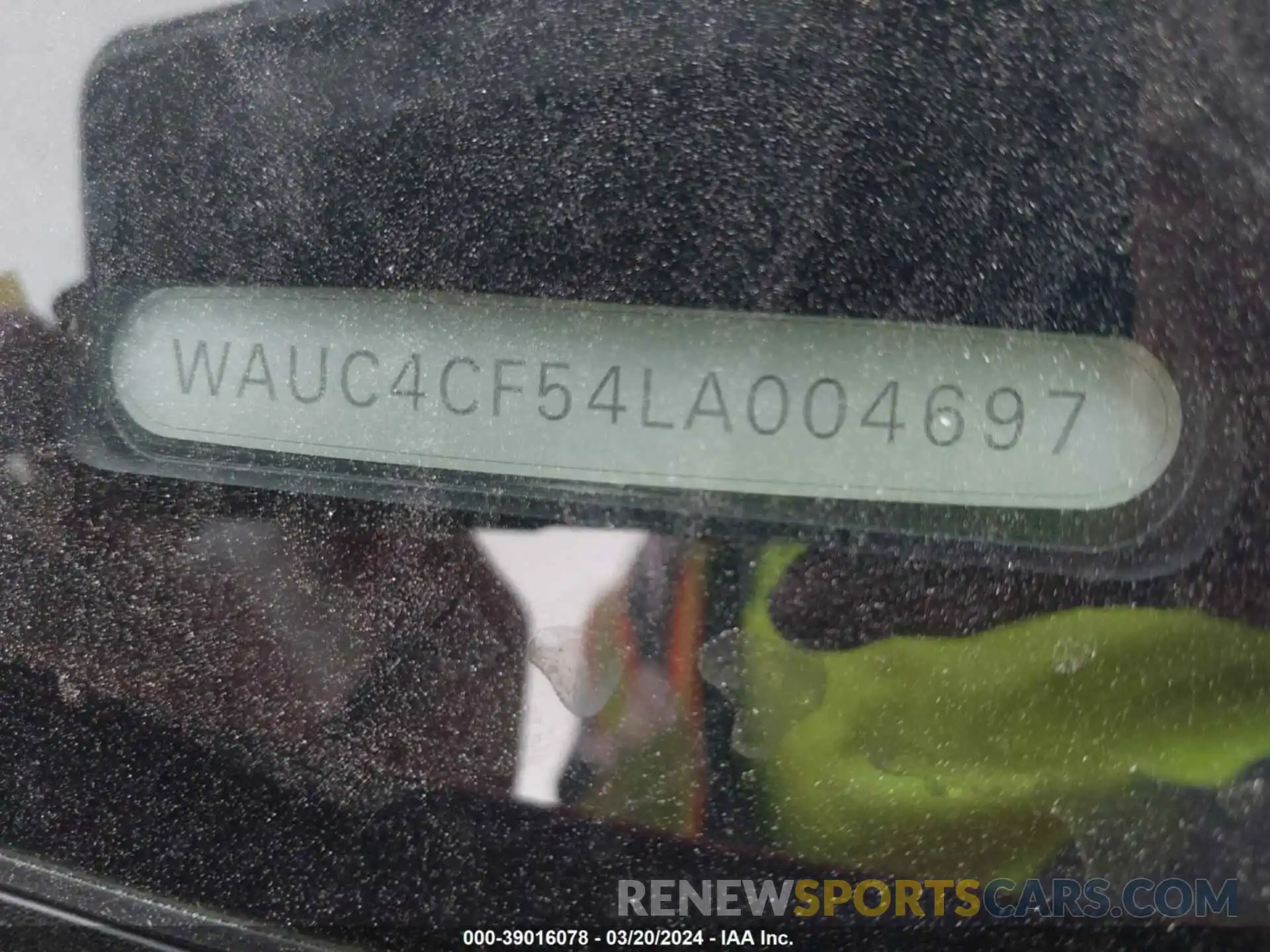 9 Фотография поврежденного автомобиля WAUC4CF54LA004697 AUDI S5 SPORTBACK 2020