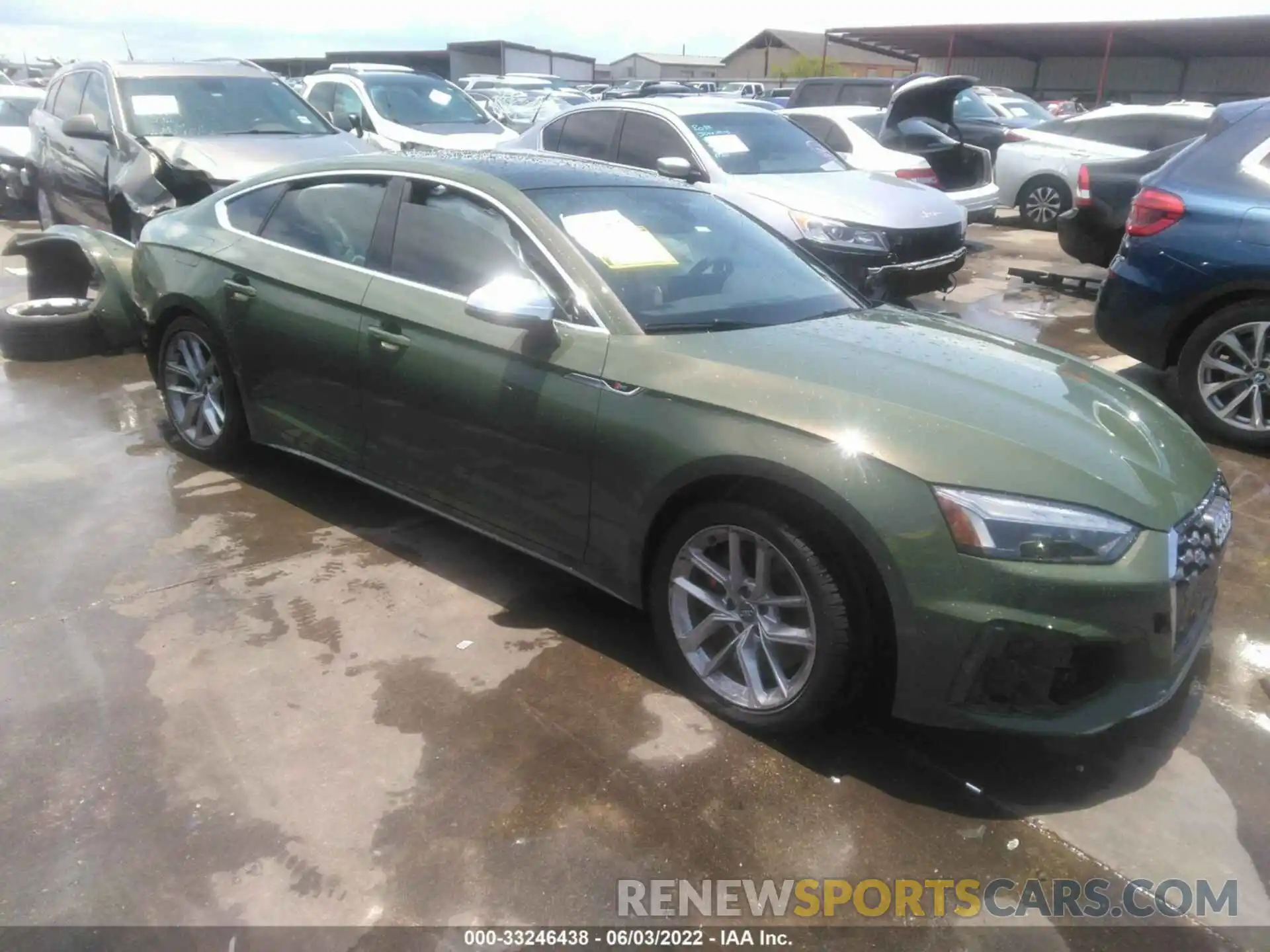 1 Photograph of a damaged car WAUA4CF59MA004350 AUDI S5 SPORTBACK 2021