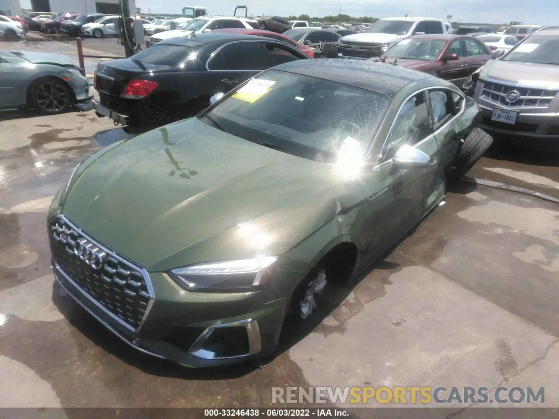 2 Фотография поврежденного автомобиля WAUA4CF59MA004350 AUDI S5 SPORTBACK 2021