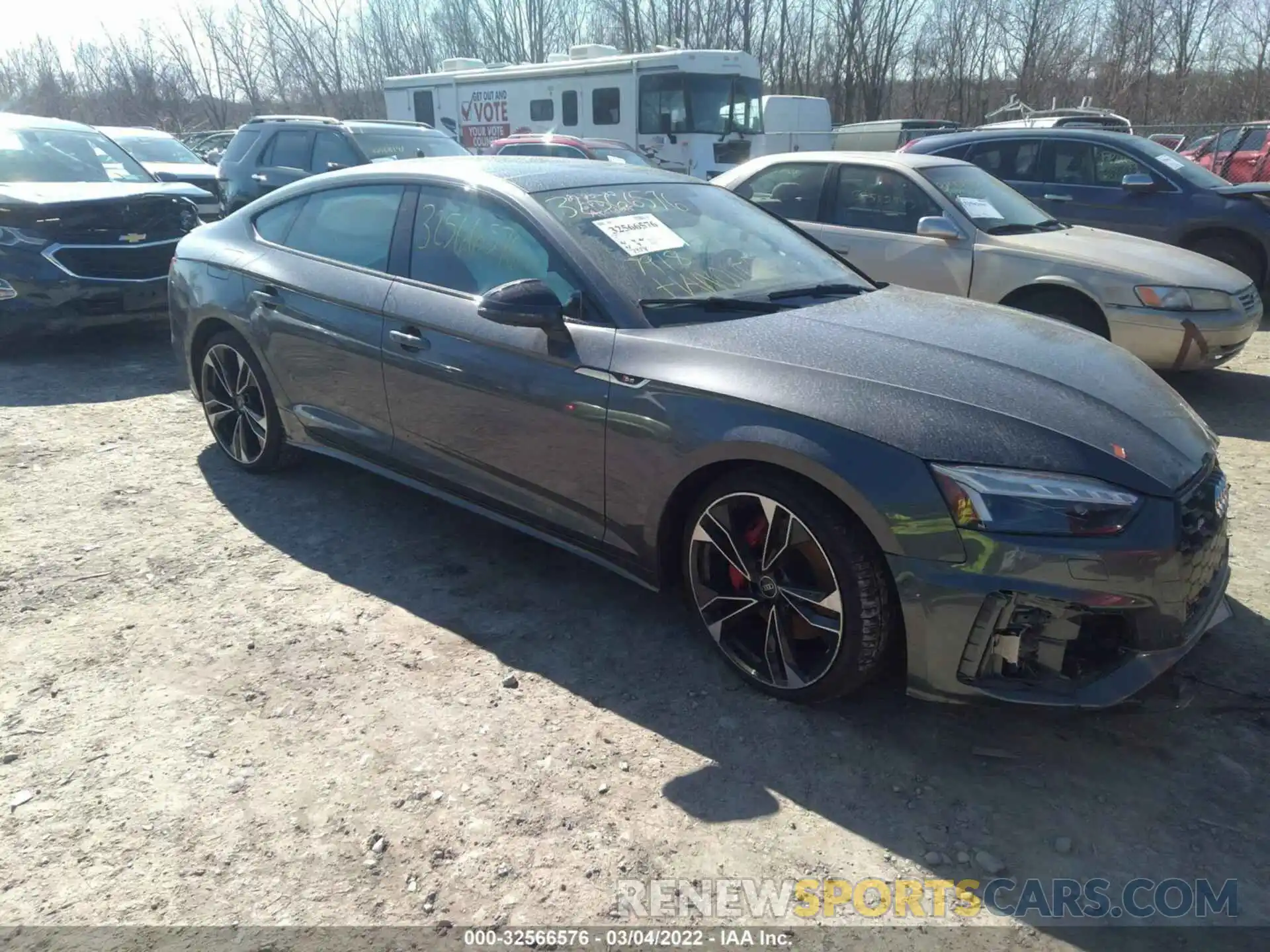 1 Фотография поврежденного автомобиля WAUB4CF56MA029873 AUDI S5 SPORTBACK 2021