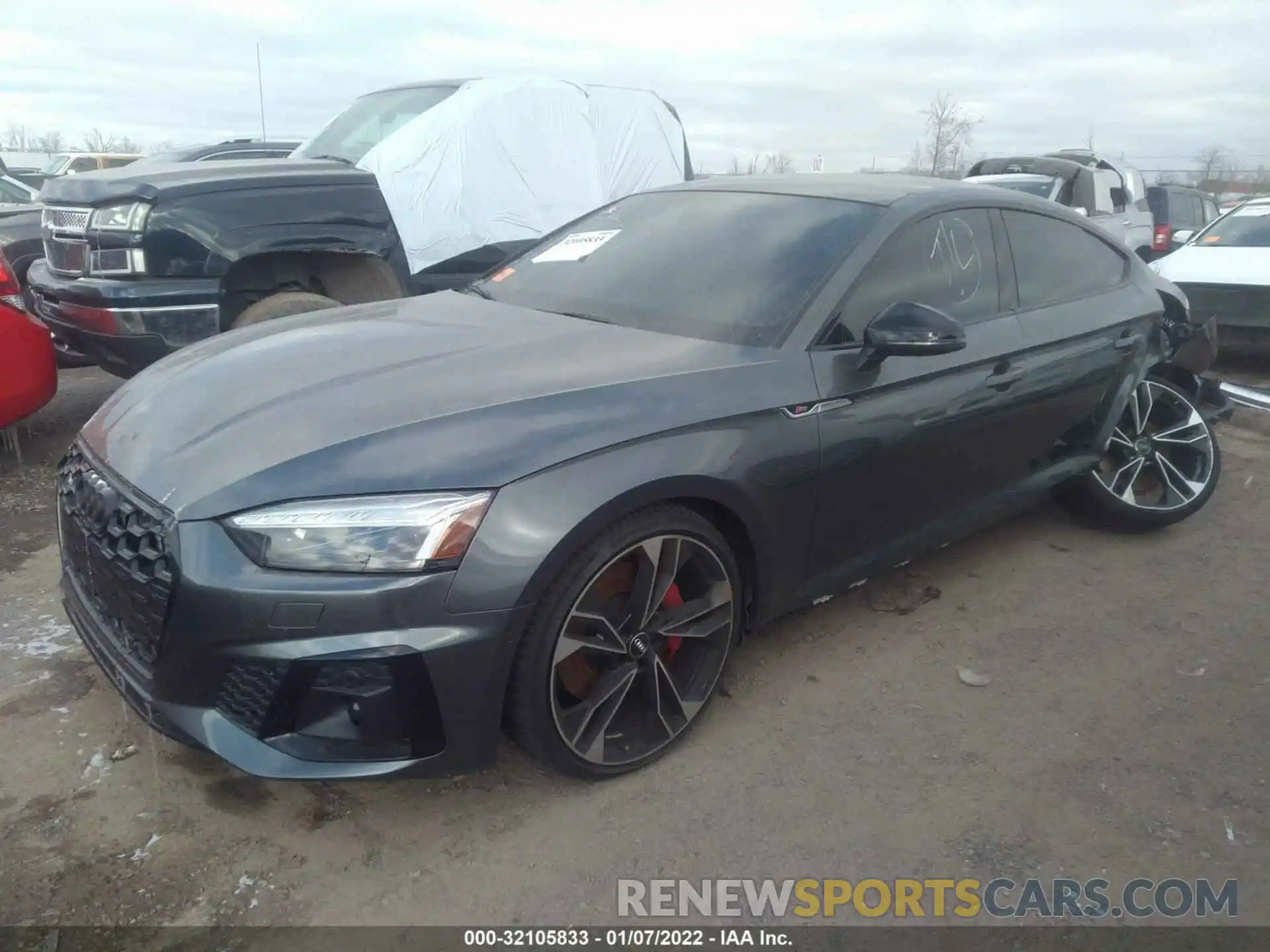 2 Фотография поврежденного автомобиля WAUB4CF58MA006711 AUDI S5 SPORTBACK 2021