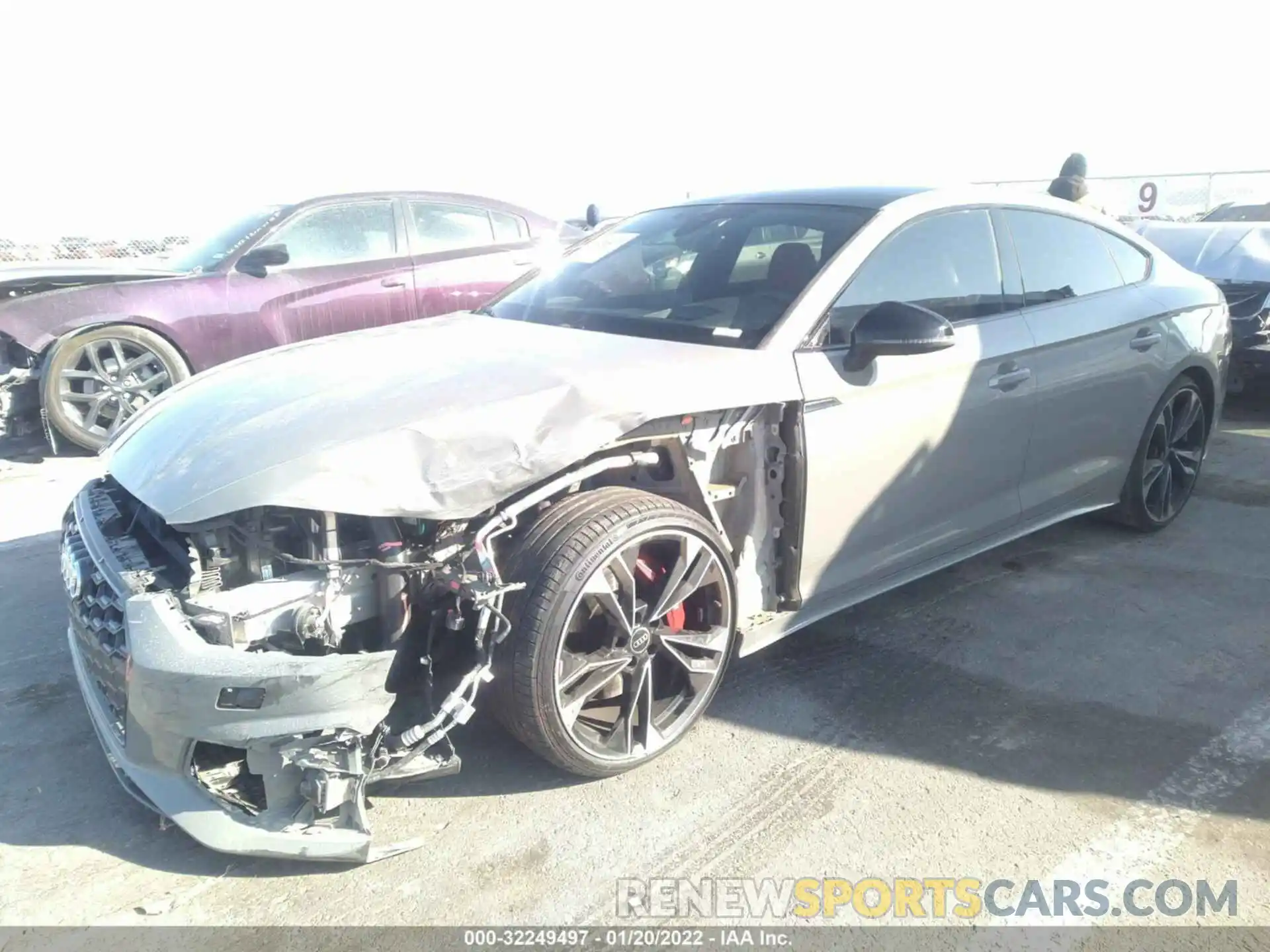 2 Photograph of a damaged car WAUB4CF58MA032824 AUDI S5 SPORTBACK 2021