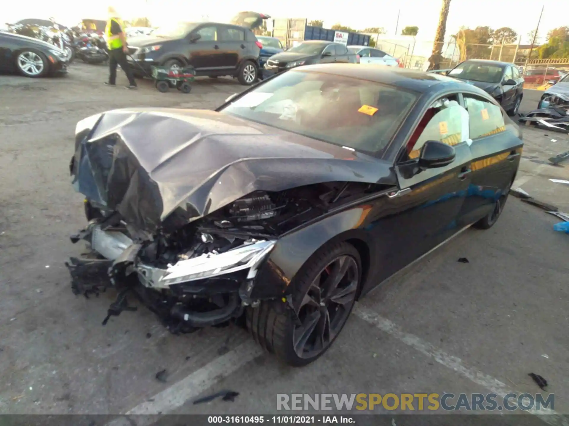 2 Photograph of a damaged car WAUC4CF53MA022805 AUDI S5 SPORTBACK 2021