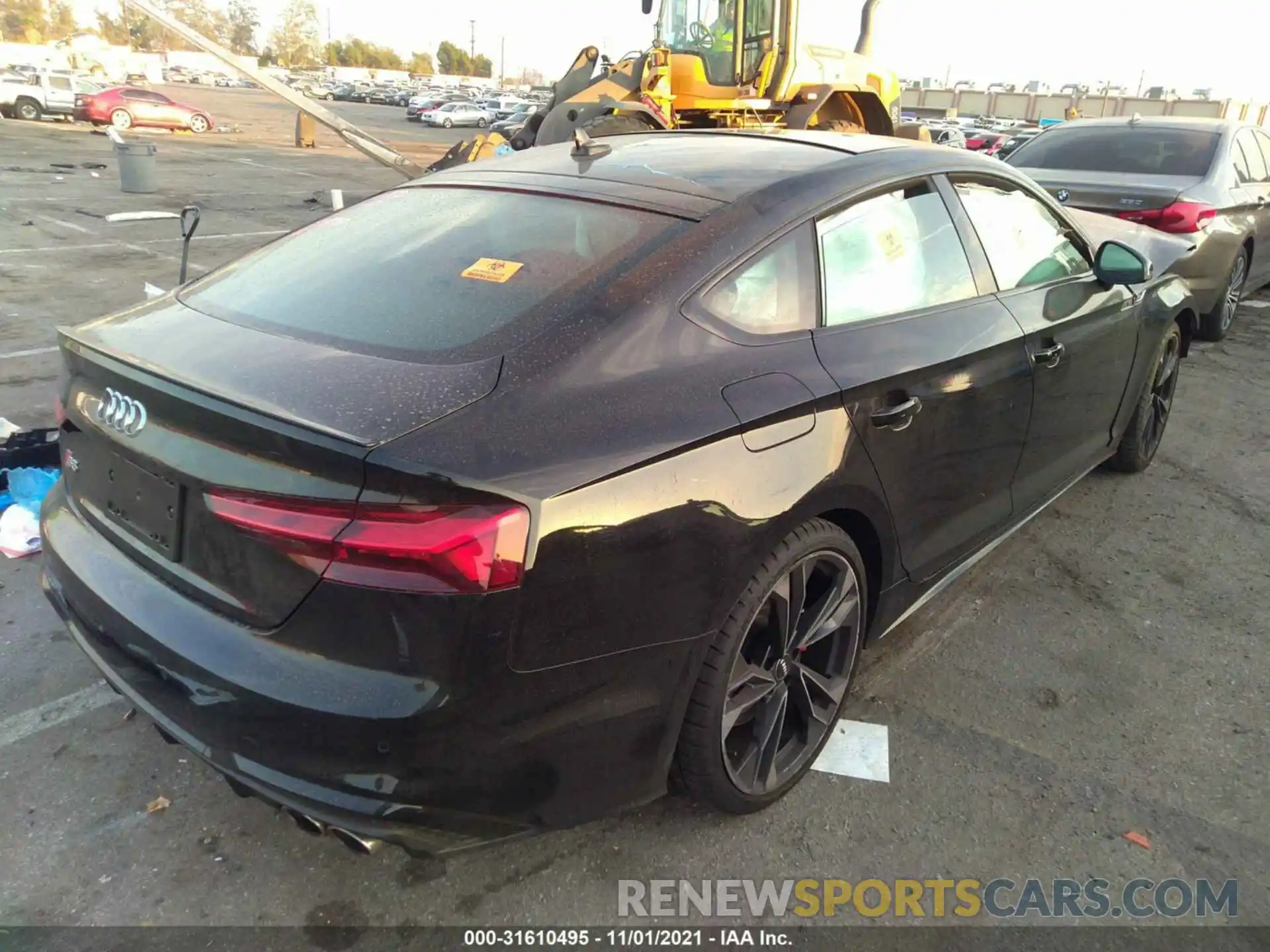 4 Фотография поврежденного автомобиля WAUC4CF53MA022805 AUDI S5 SPORTBACK 2021