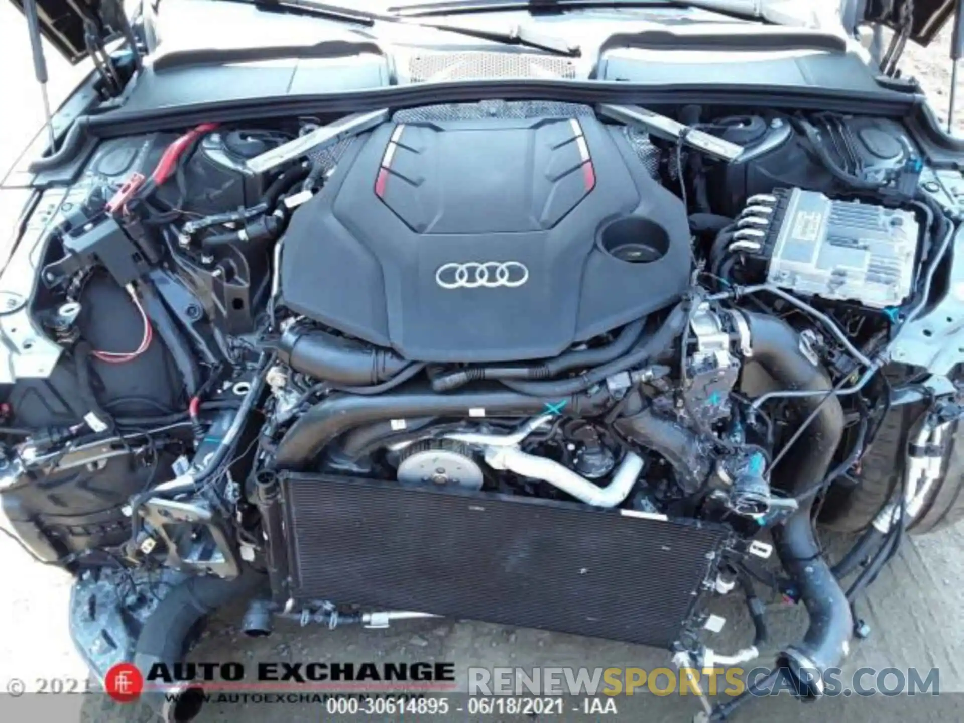 8 Фотография поврежденного автомобиля WAUC4CF53MA026384 AUDI S5 SPORTBACK 2021