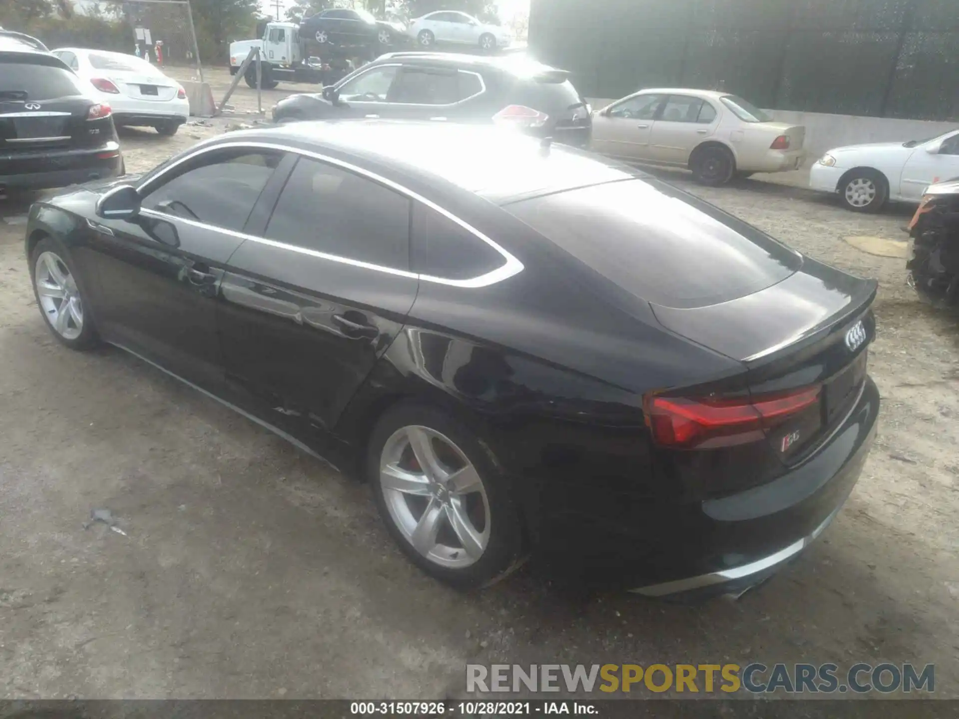 3 Фотография поврежденного автомобиля WAUC4CF54MA002501 AUDI S5 SPORTBACK 2021