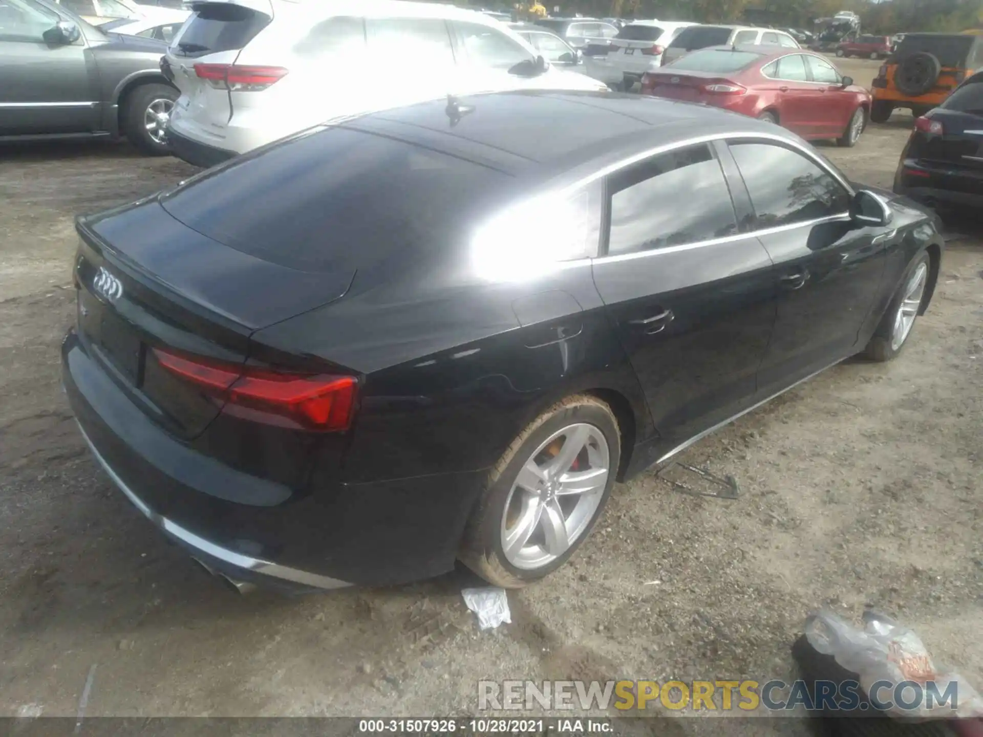 4 Фотография поврежденного автомобиля WAUC4CF54MA002501 AUDI S5 SPORTBACK 2021