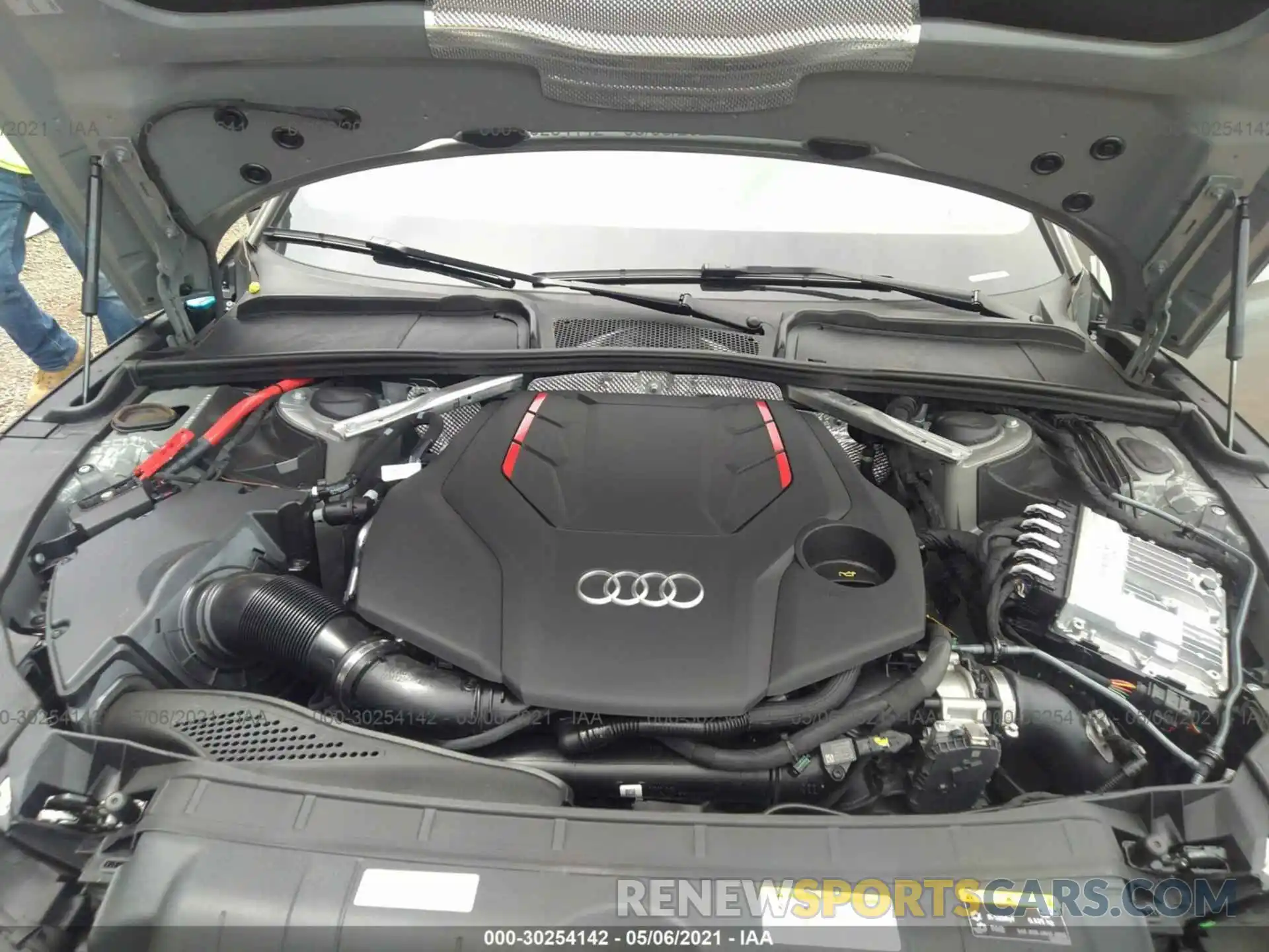 10 Фотография поврежденного автомобиля WAUC4CF54MA020979 AUDI S5 SPORTBACK 2021