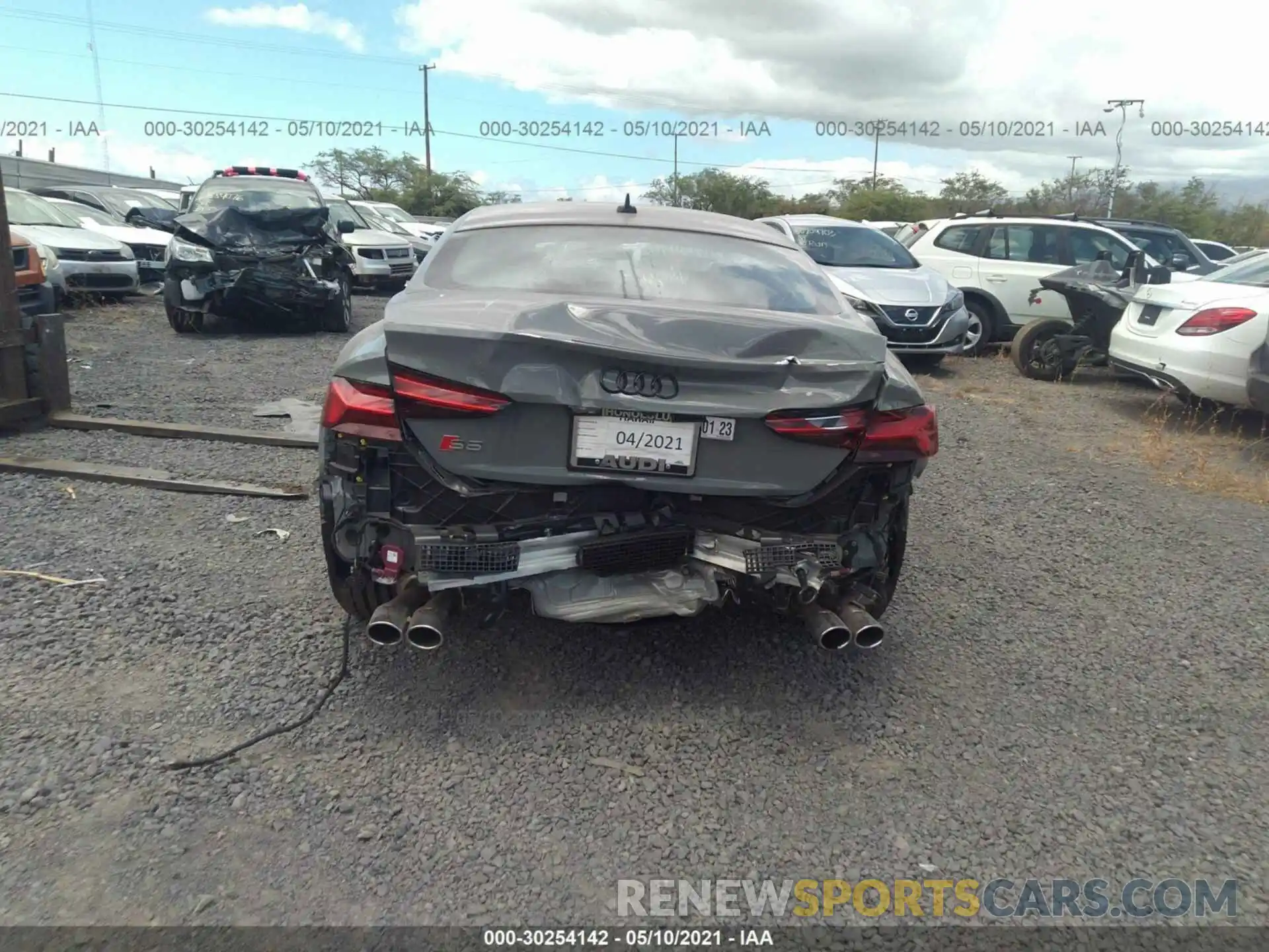 6 Photograph of a damaged car WAUC4CF54MA020979 AUDI S5 SPORTBACK 2021