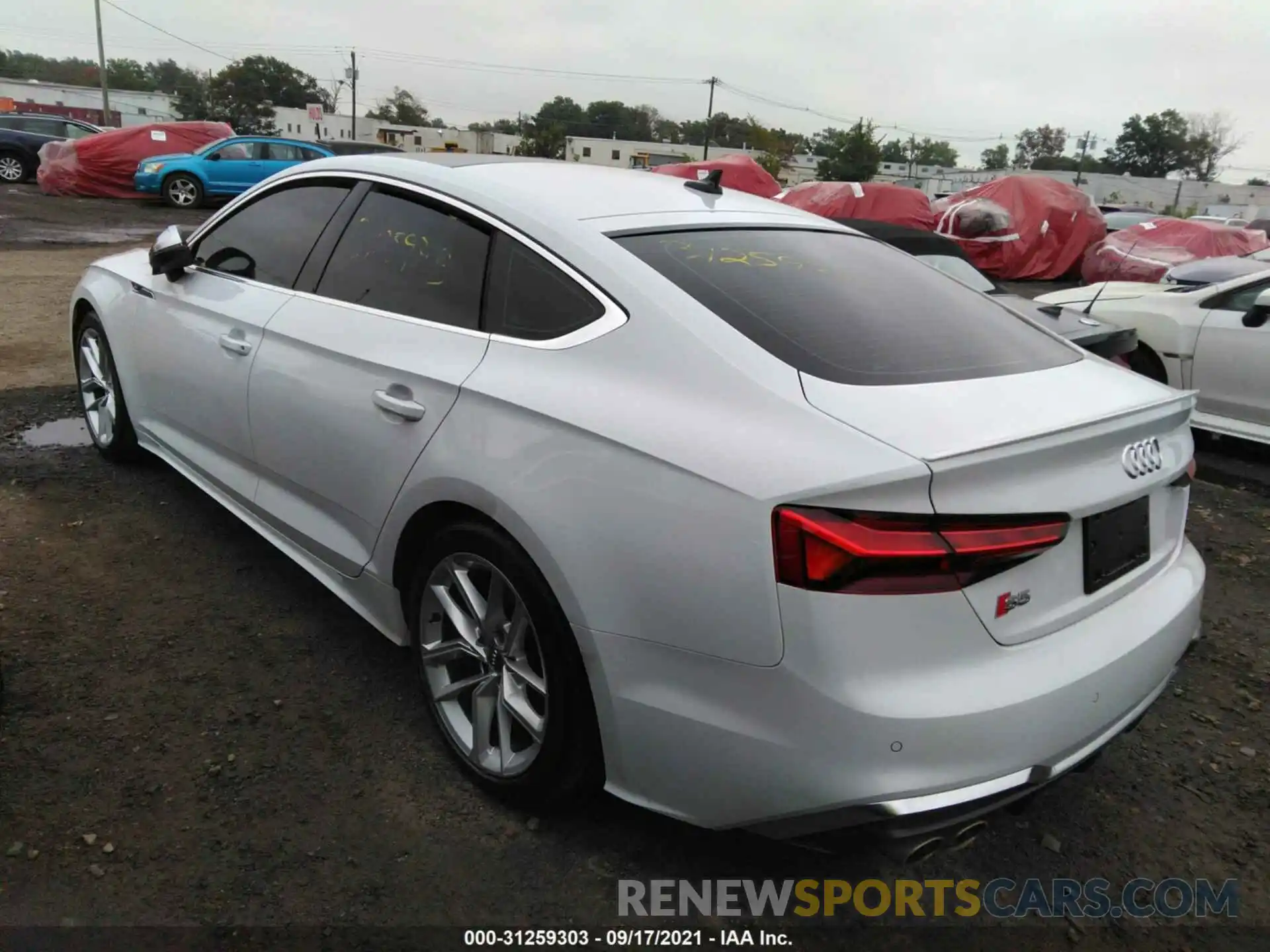 3 Фотография поврежденного автомобиля WAUC4CF57MA005375 AUDI S5 SPORTBACK 2021