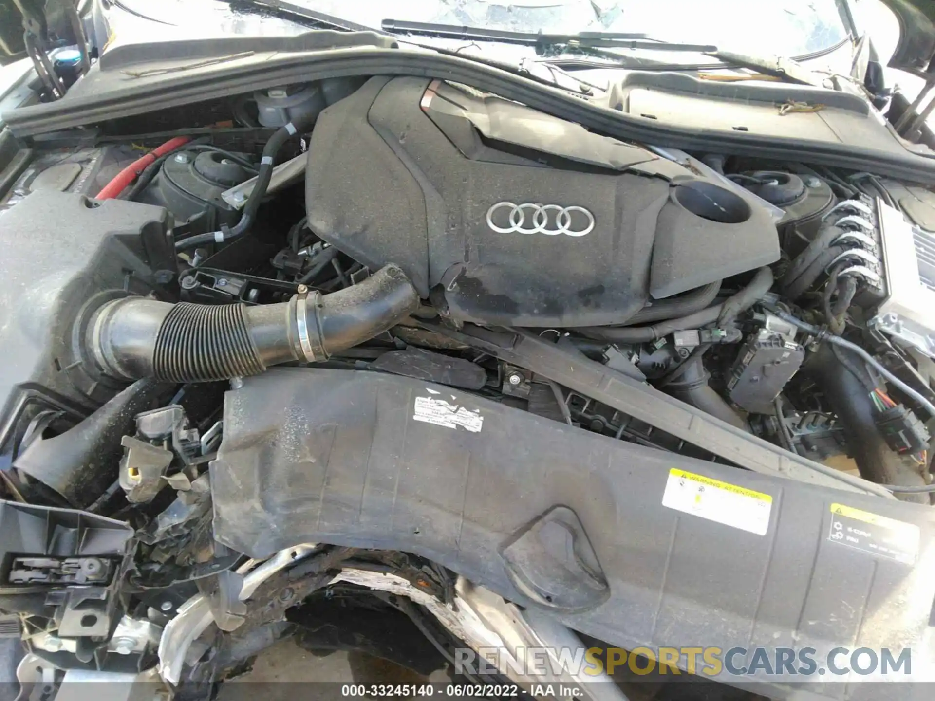 10 Фотография поврежденного автомобиля WAUC4CF58MA052012 AUDI S5 SPORTBACK 2021