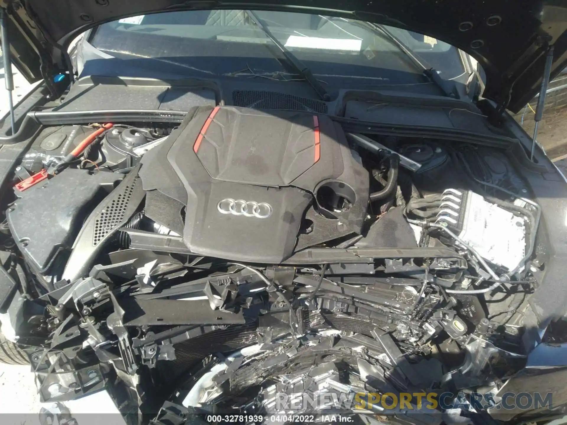 10 Фотография поврежденного автомобиля WAUC4CF50NA011892 AUDI S5 SPORTBACK 2022