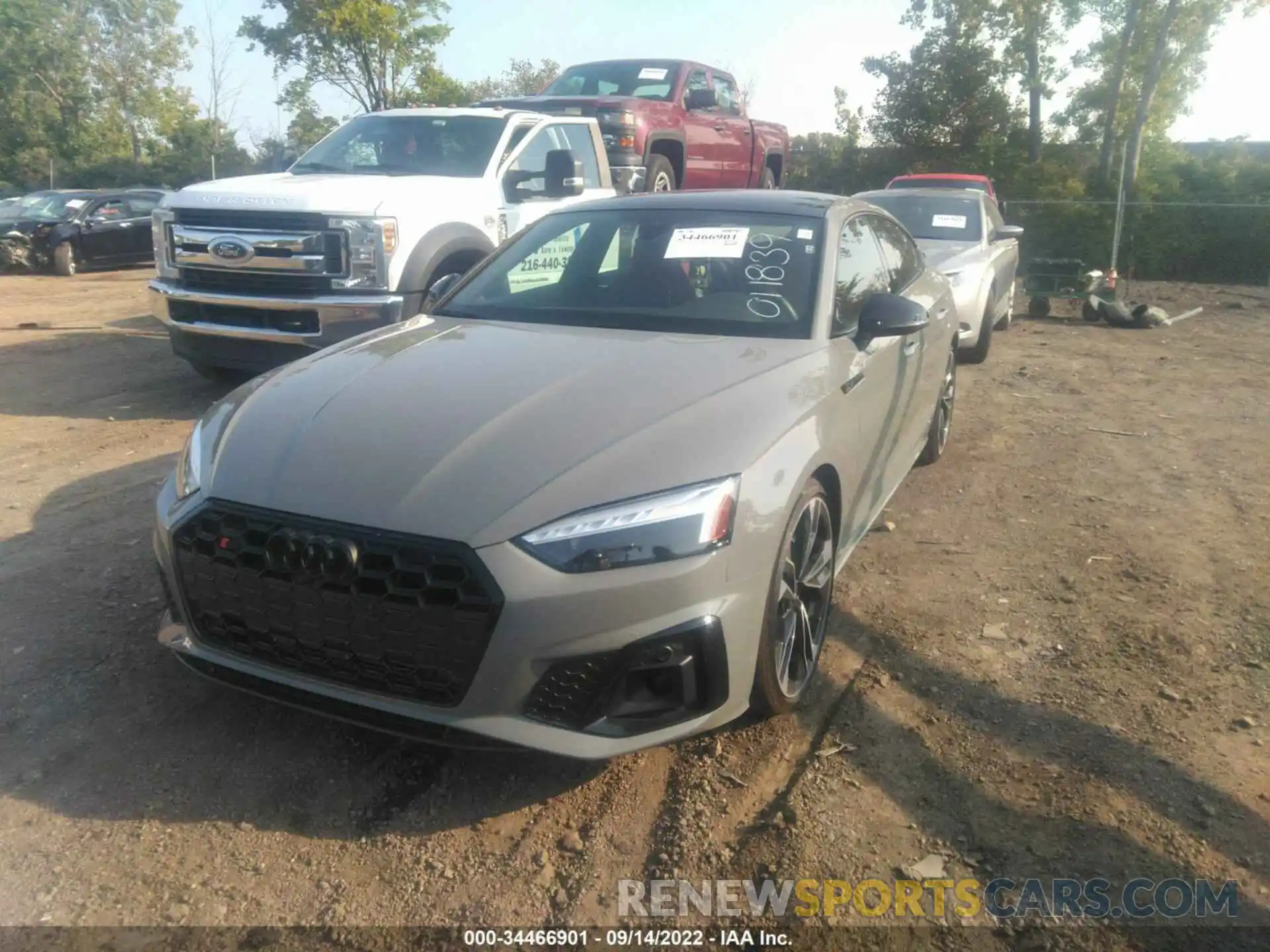 2 Photograph of a damaged car WAUC4CF57NA011839 AUDI S5 SPORTBACK 2022