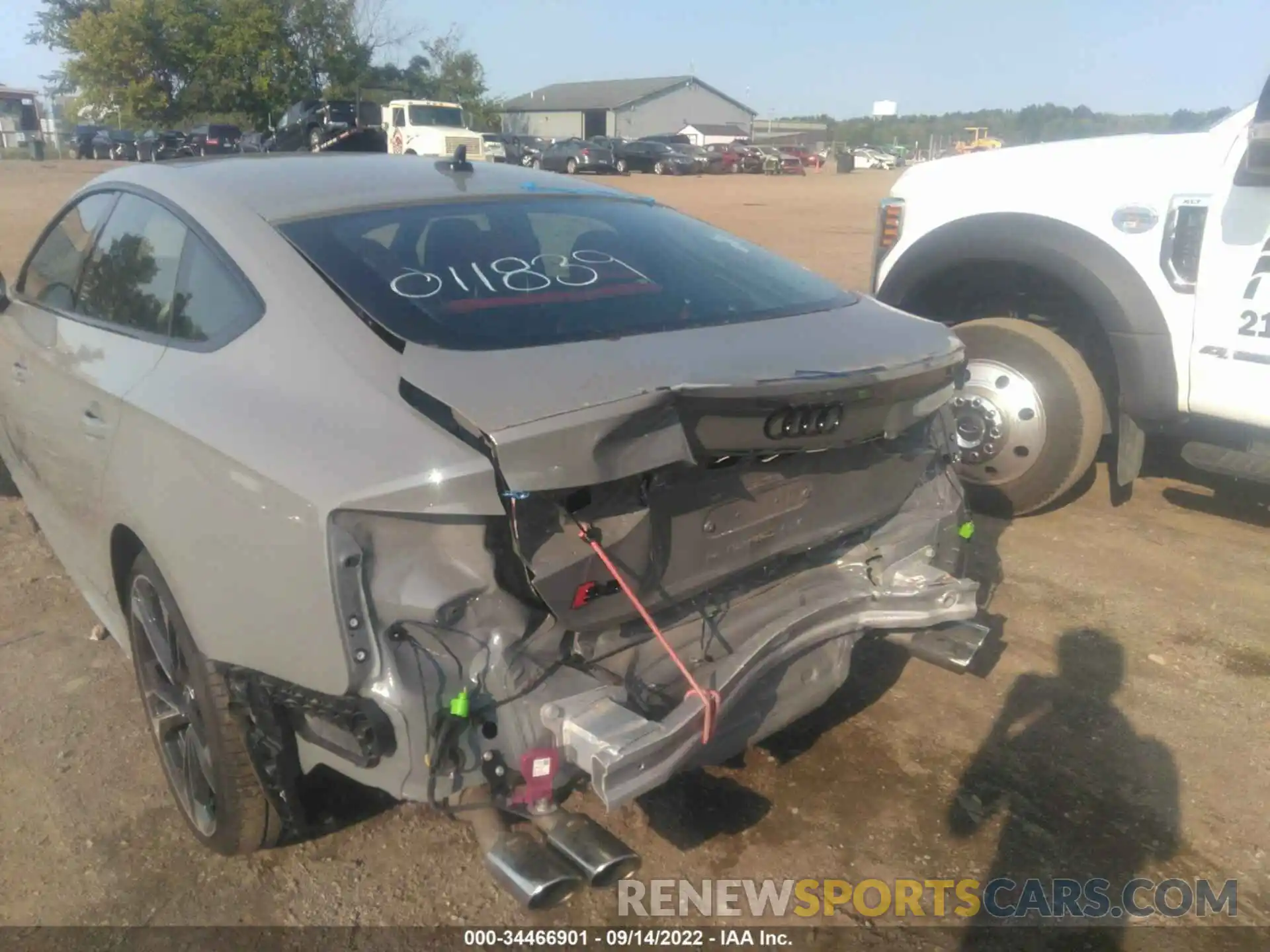 6 Photograph of a damaged car WAUC4CF57NA011839 AUDI S5 SPORTBACK 2022