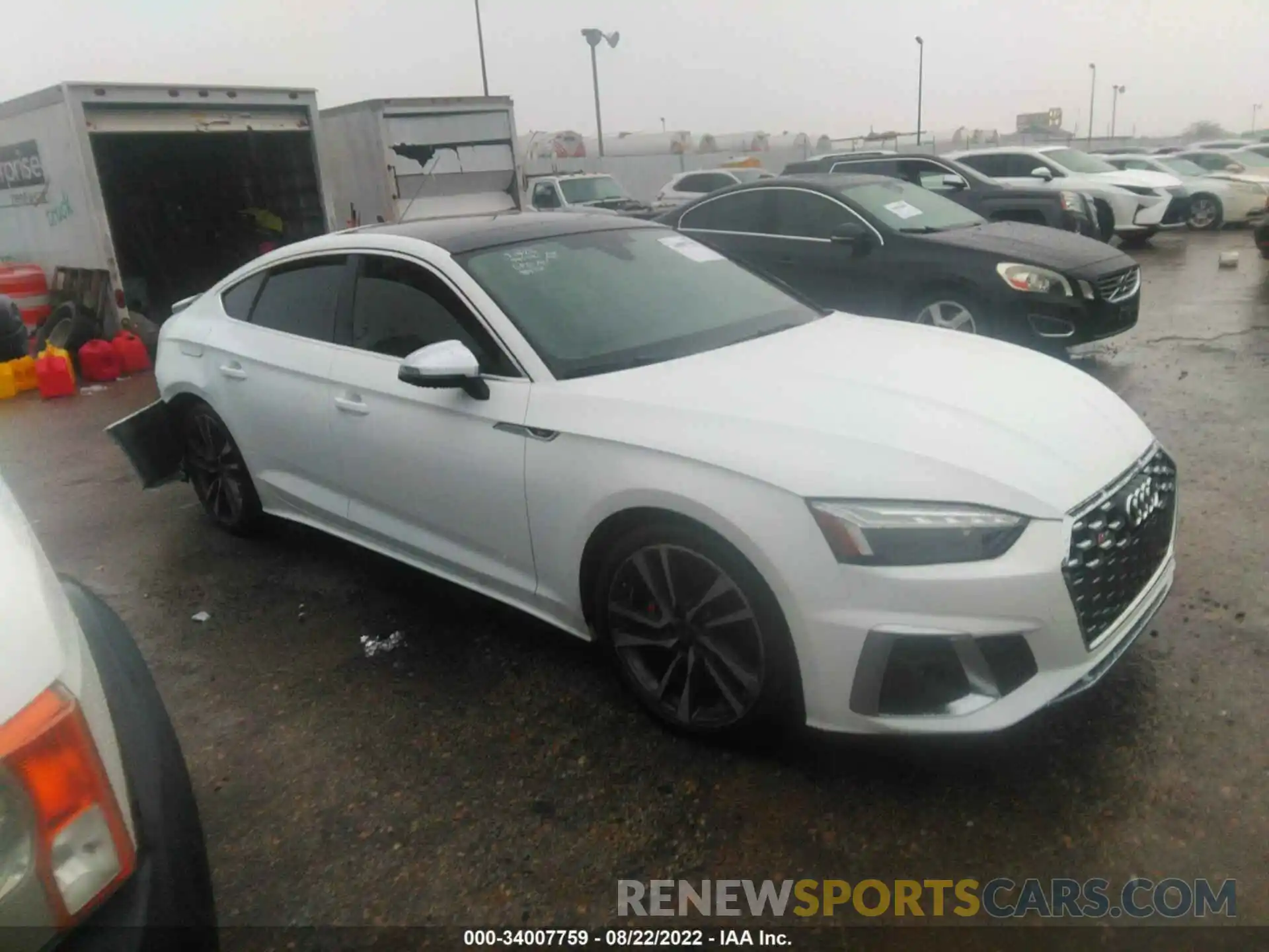 1 Photograph of a damaged car WAUC4CF57NA032979 AUDI S5 SPORTBACK 2022