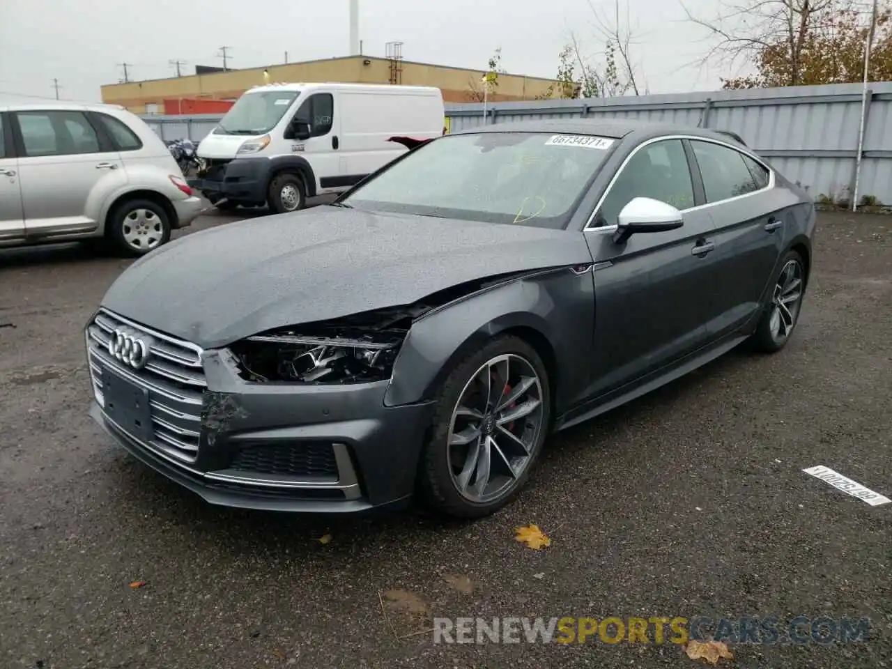 2 Photograph of a damaged car WAUB4CF50KA042101 AUDI S5/RS5 2019