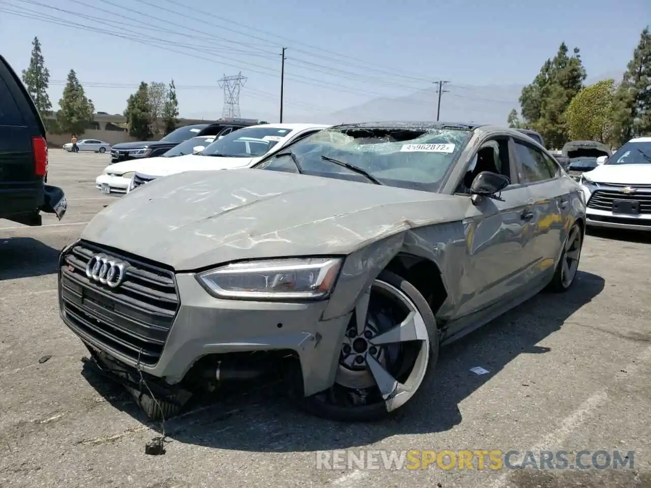 2 Photograph of a damaged car WAUB4CF51KA093414 AUDI S5/RS5 2019