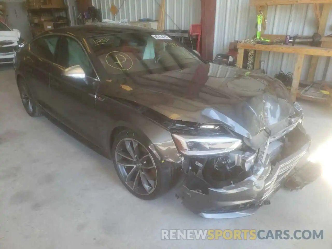 1 Photograph of a damaged car WAUB4CF54KA002572 AUDI S5/RS5 2019