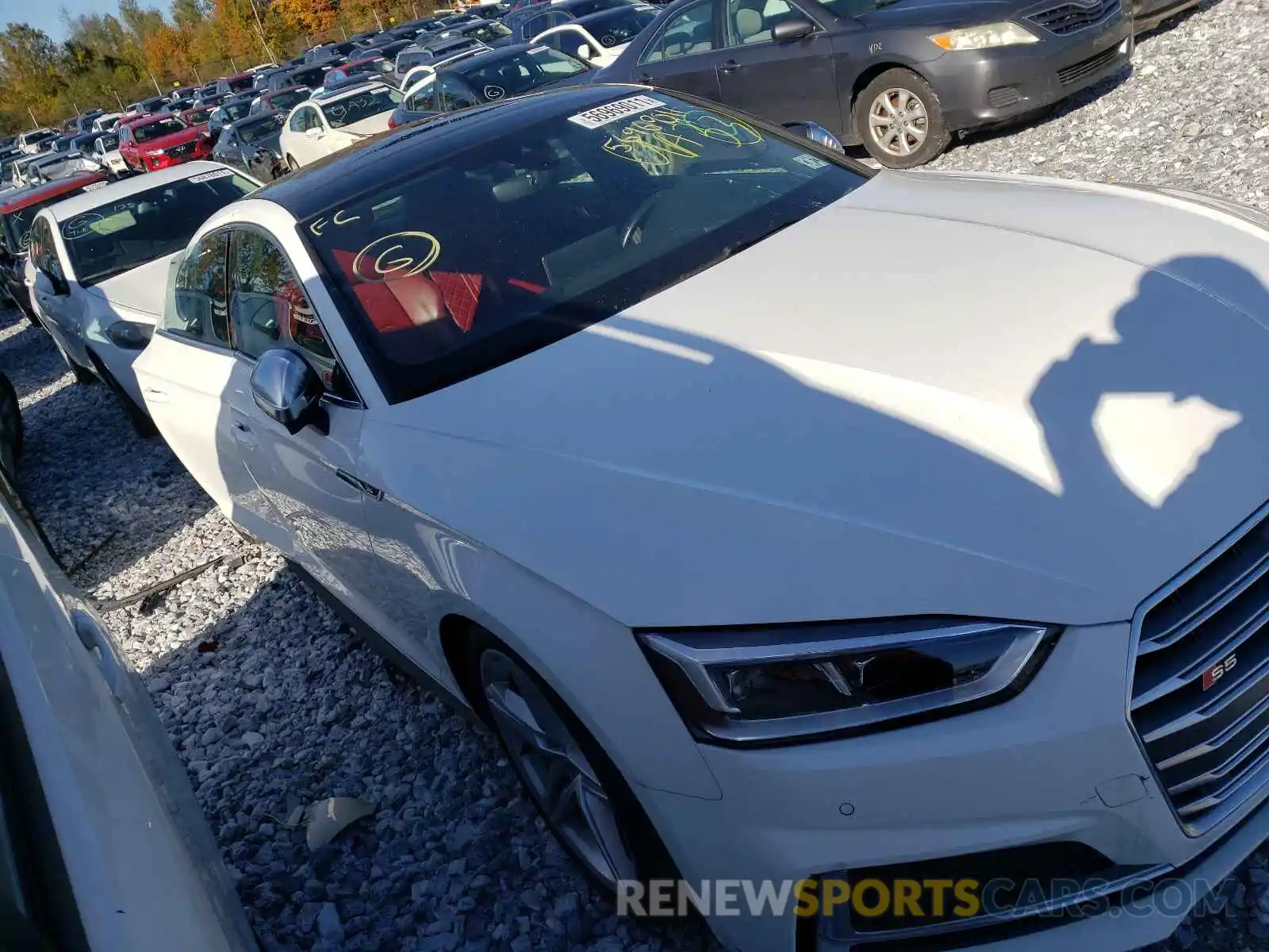 1 Photograph of a damaged car WAUB4CF55KA003052 AUDI S5/RS5 2019