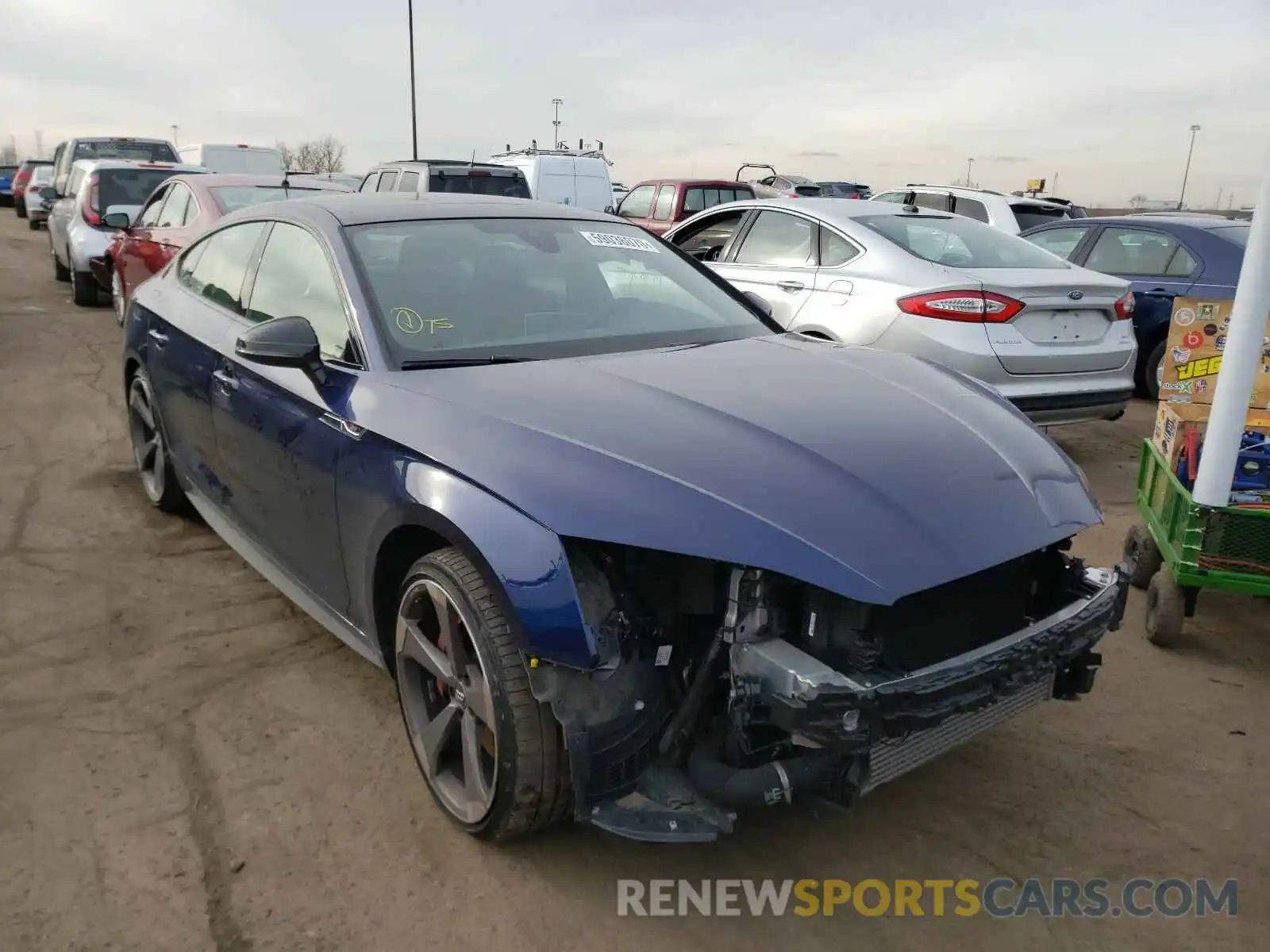 1 Photograph of a damaged car WAUB4CF55KA072694 AUDI S5/RS5 2019