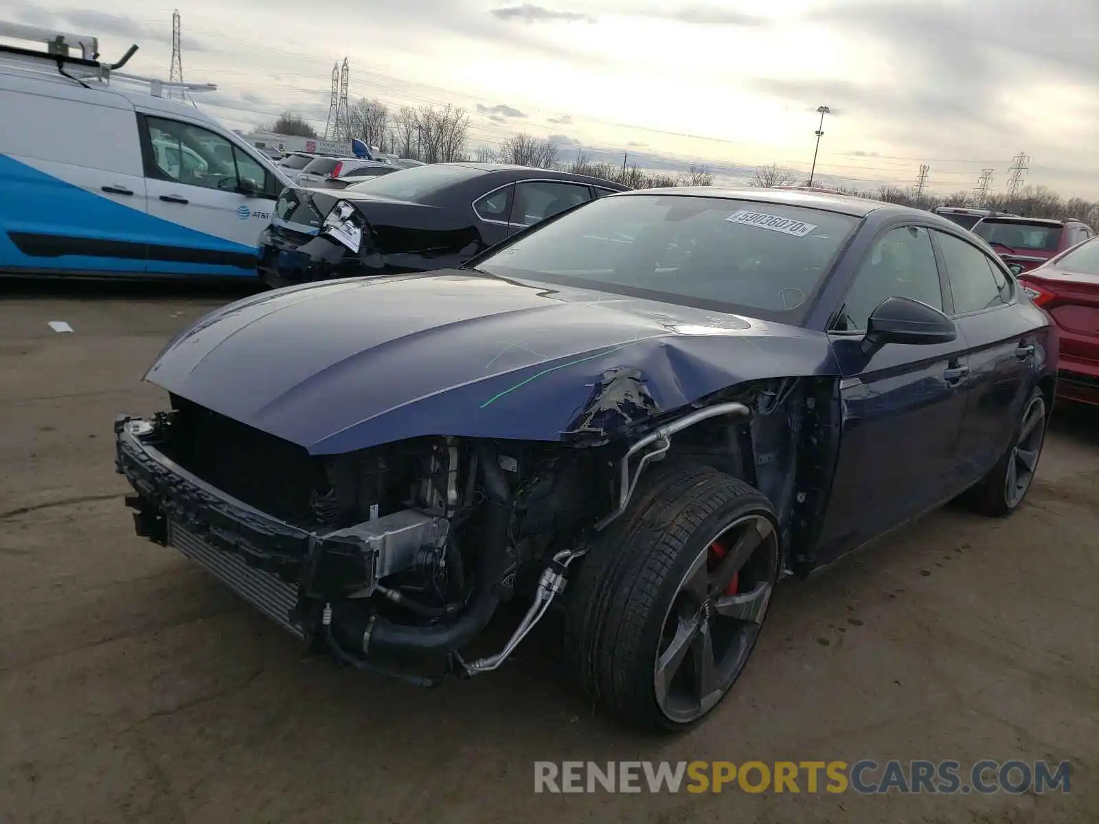 2 Photograph of a damaged car WAUB4CF55KA072694 AUDI S5/RS5 2019