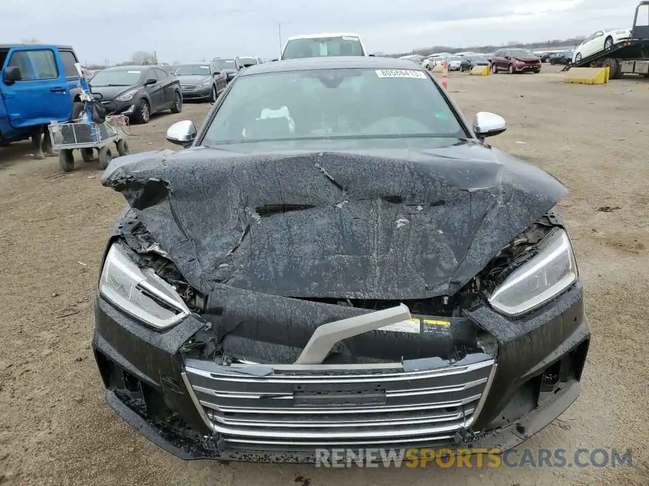 5 Photograph of a damaged car WAUB4CF57KA000556 AUDI S5/RS5 2019