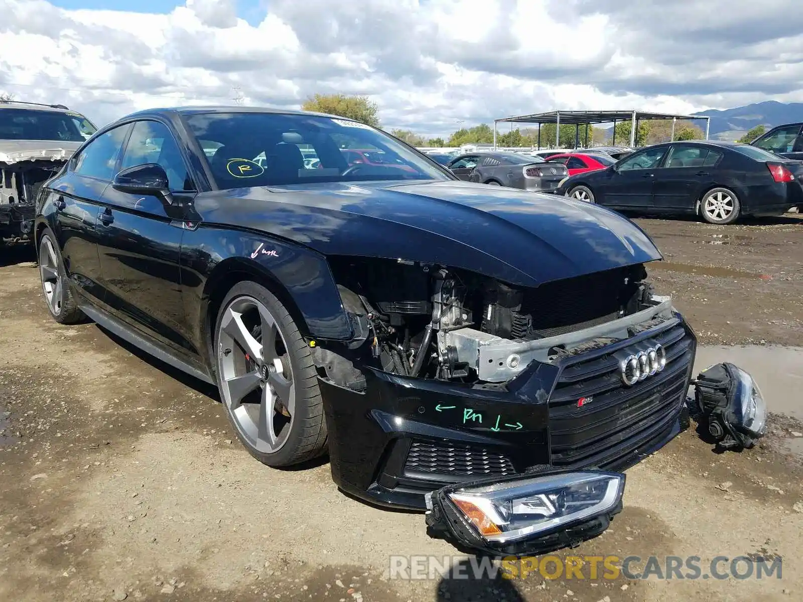 1 Photograph of a damaged car WAUB4CF57KA046517 AUDI S5/RS5 2019