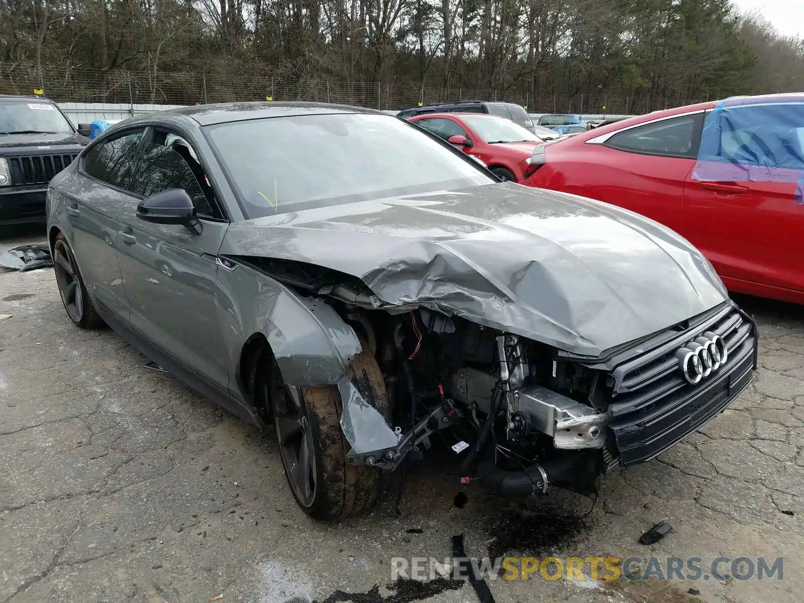 1 Photograph of a damaged car WAUB4CF58KA077534 AUDI S5/RS5 2019