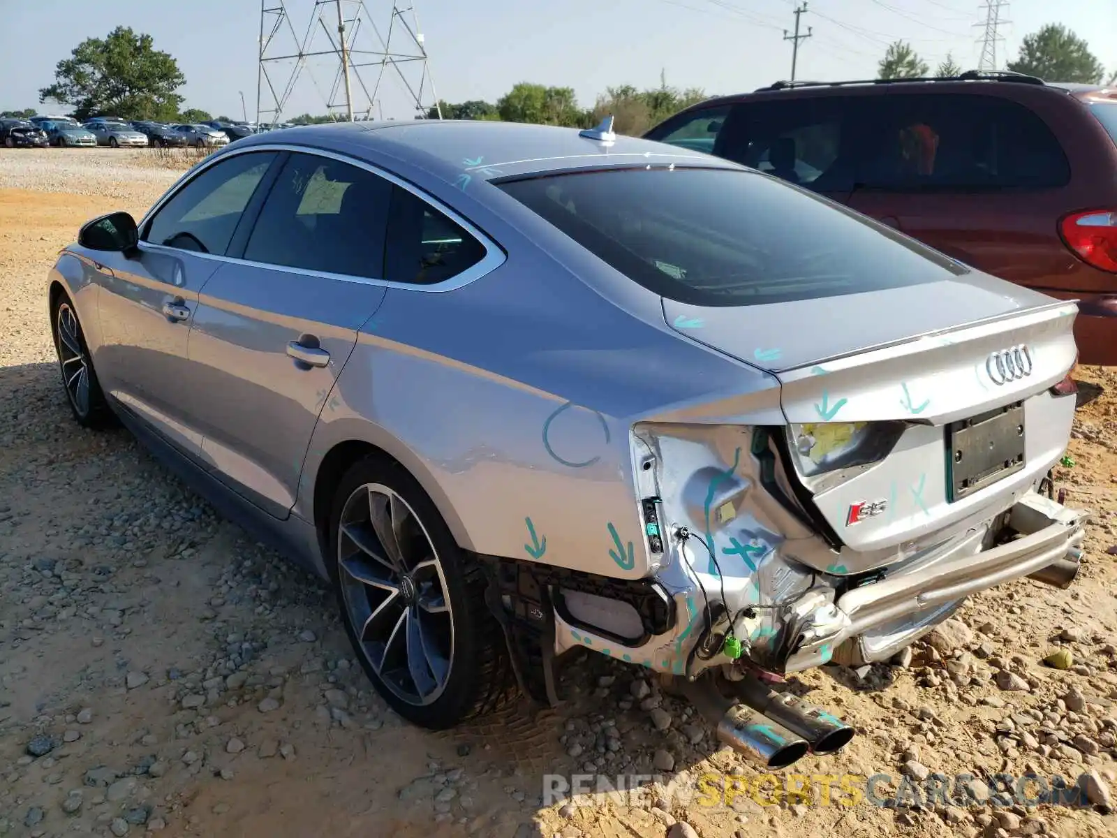 3 Photograph of a damaged car WAUC4CF52KA017012 AUDI S5/RS5 2019