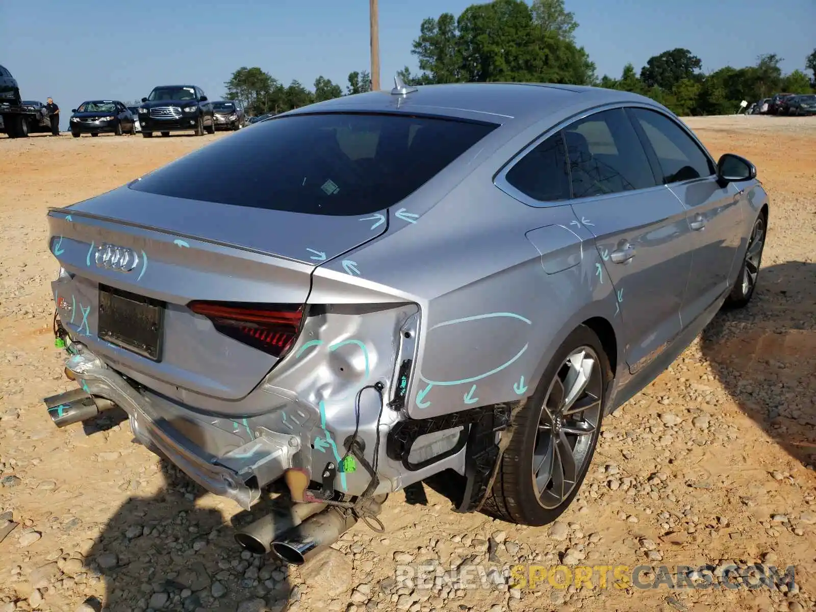 4 Photograph of a damaged car WAUC4CF52KA017012 AUDI S5/RS5 2019