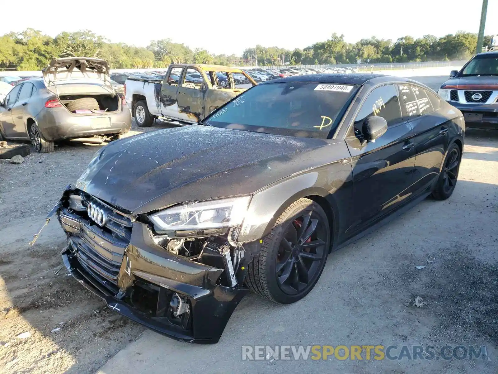 2 Photograph of a damaged car WAUC4CF53KA016855 AUDI S5/RS5 2019