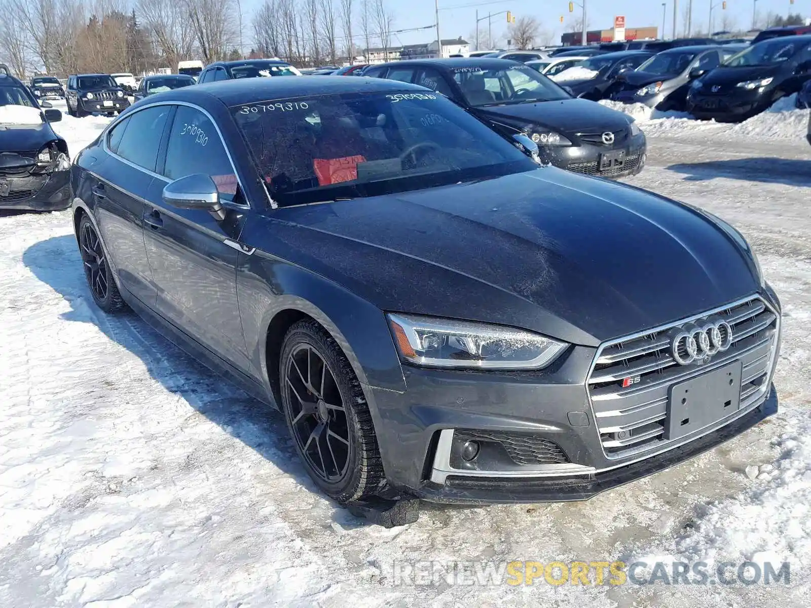 1 Photograph of a damaged car WAUC4CF54KA057821 AUDI S5/RS5 2019