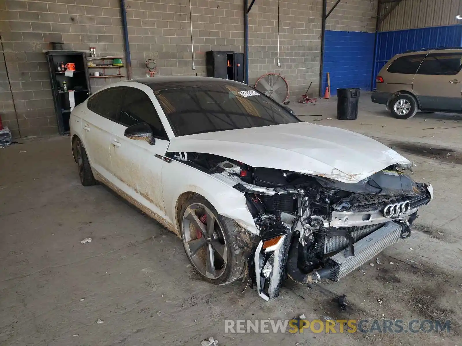 1 Photograph of a damaged car WAUC4CF54KA083058 AUDI S5/RS5 2019