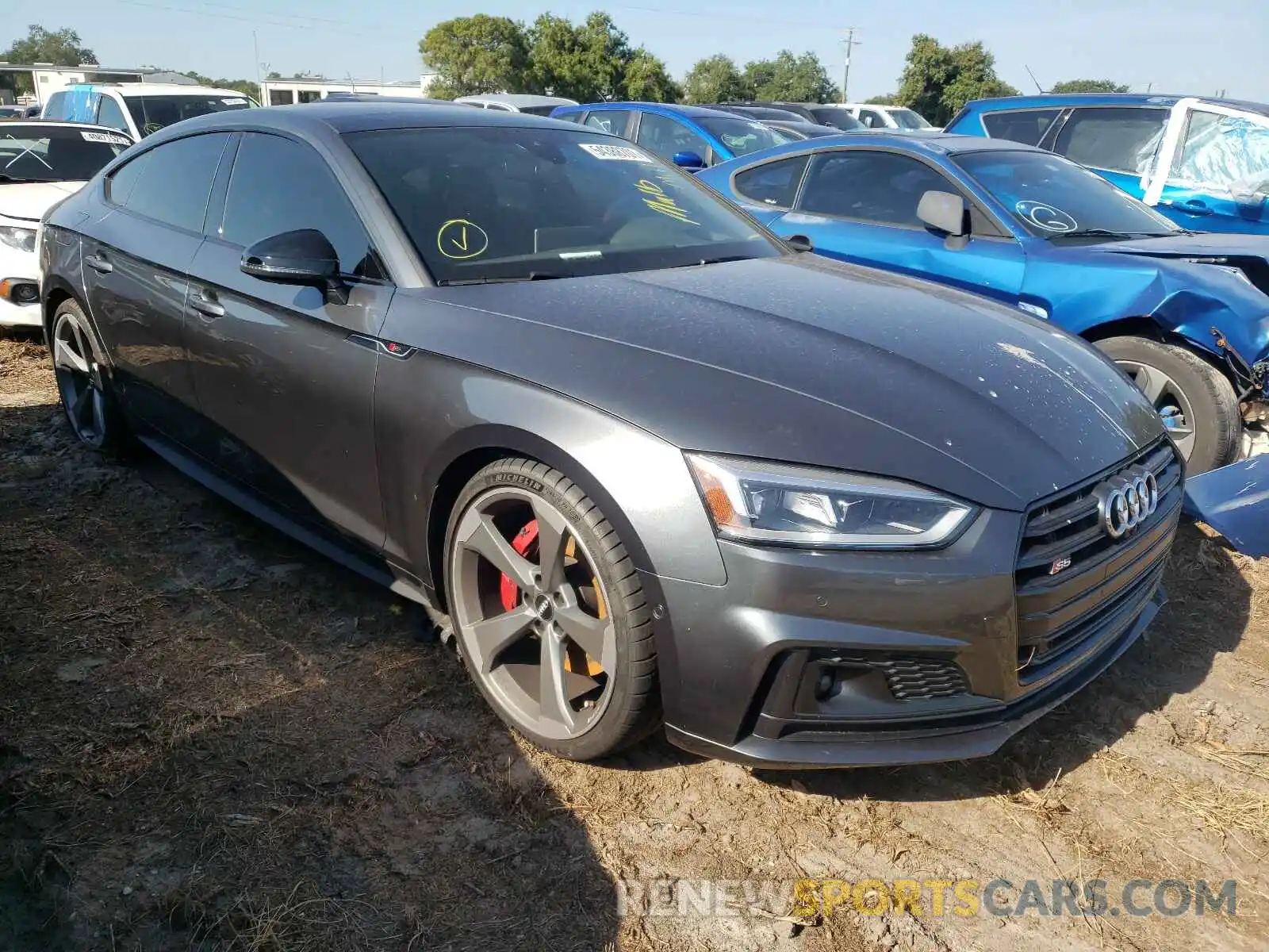 1 Photograph of a damaged car WAUC4CF54KA095646 AUDI S5/RS5 2019