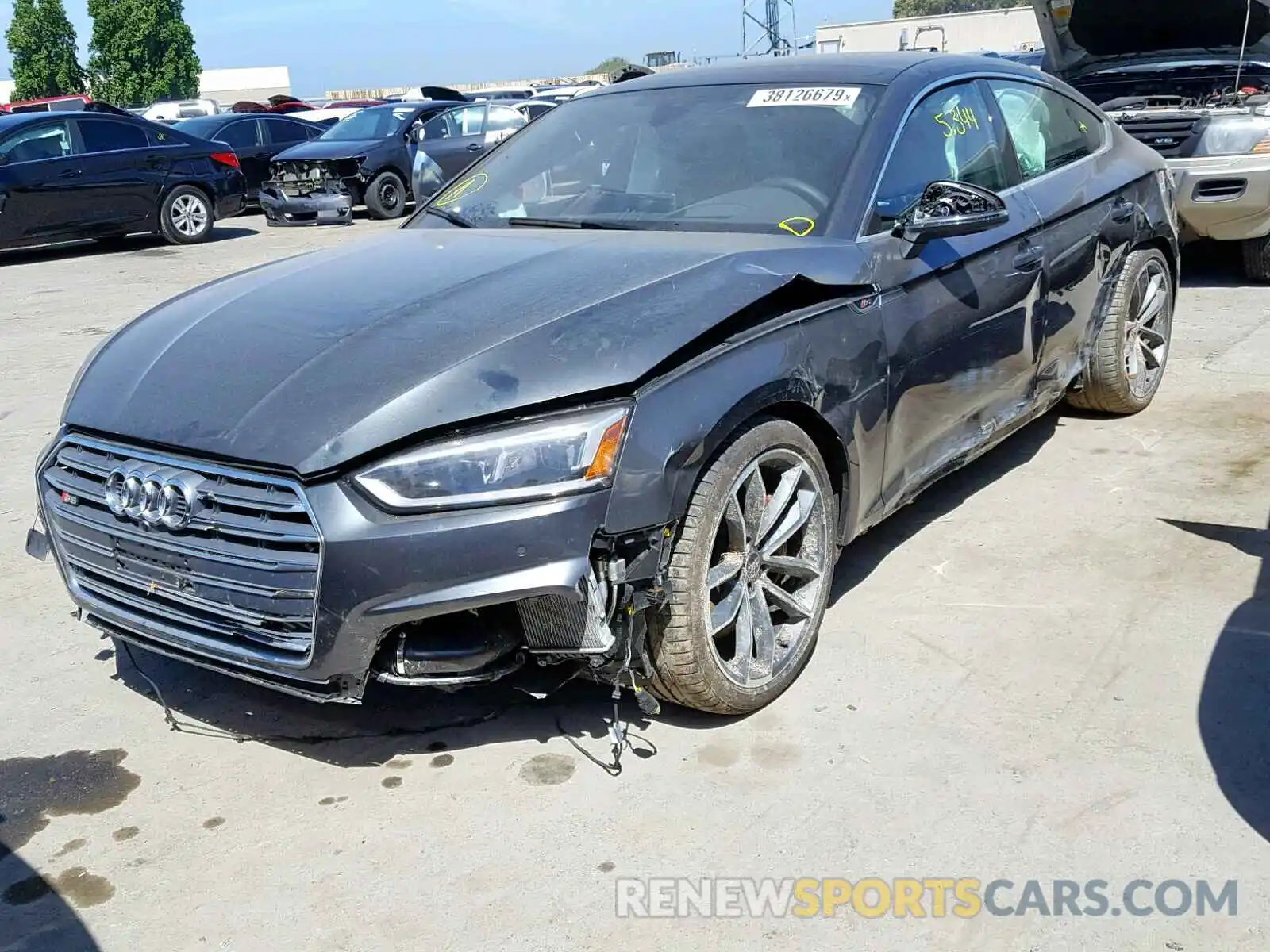 2 Photograph of a damaged car WAUC4CF55KA002178 AUDI S5/RS5 2019