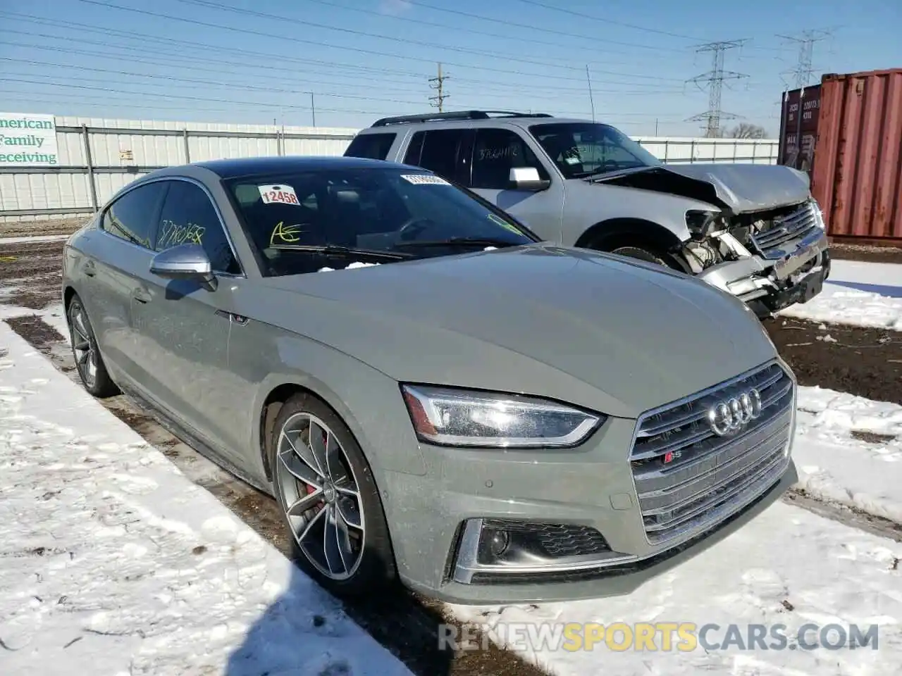 1 Photograph of a damaged car WAUC4CF57KA001694 AUDI S5/RS5 2019