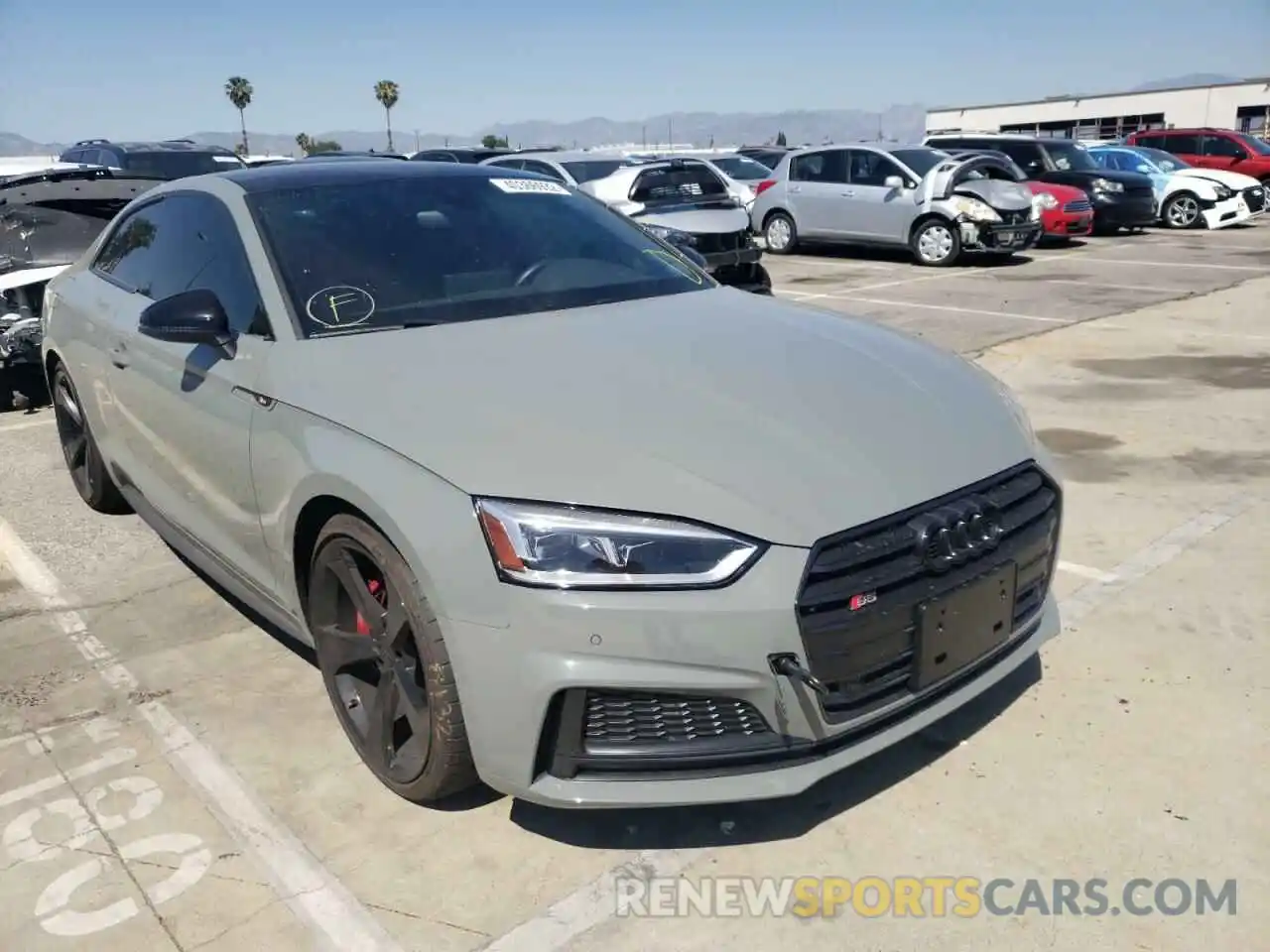 1 Photograph of a damaged car WAUP4AF52KA063137 AUDI S5/RS5 2019