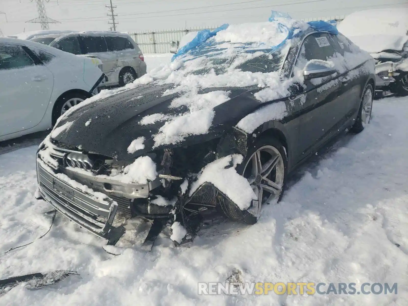 2 Photograph of a damaged car WAUP4AF5XKA052001 AUDI S5/RS5 2019