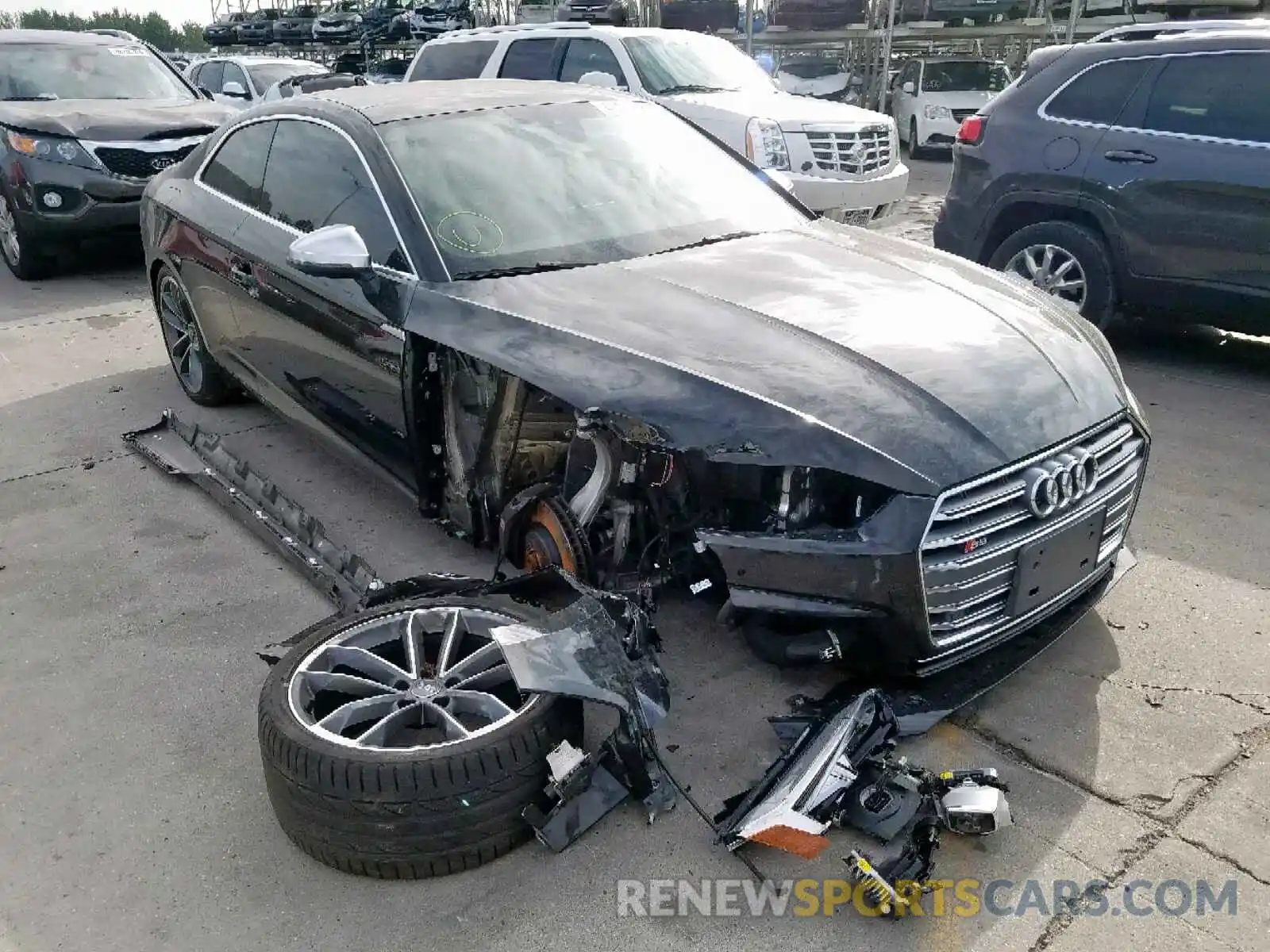 1 Photograph of a damaged car WAUR4AF51KA001124 AUDI S5/RS5 2019