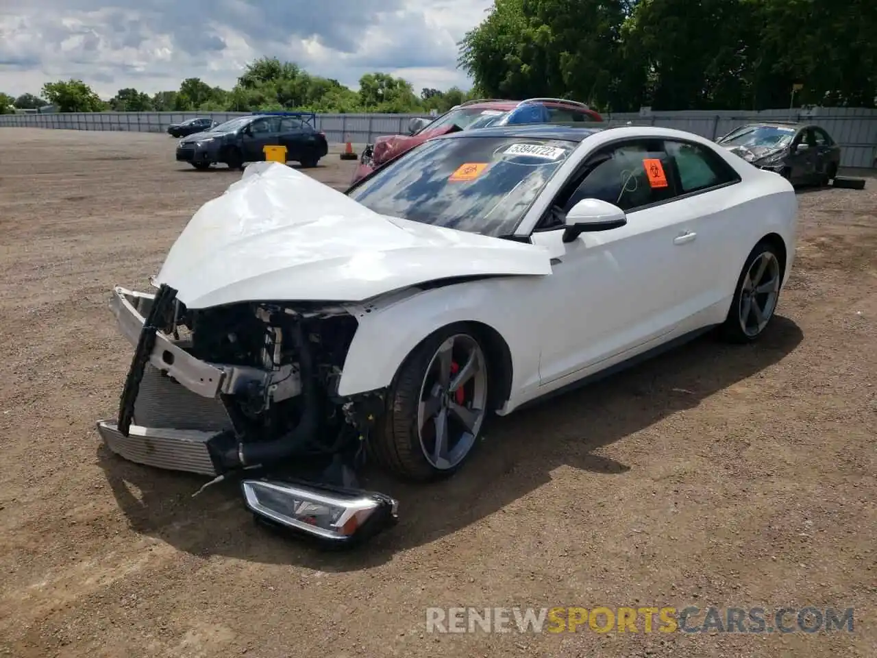 2 Photograph of a damaged car WAUR4AF58KA022651 AUDI S5/RS5 2019