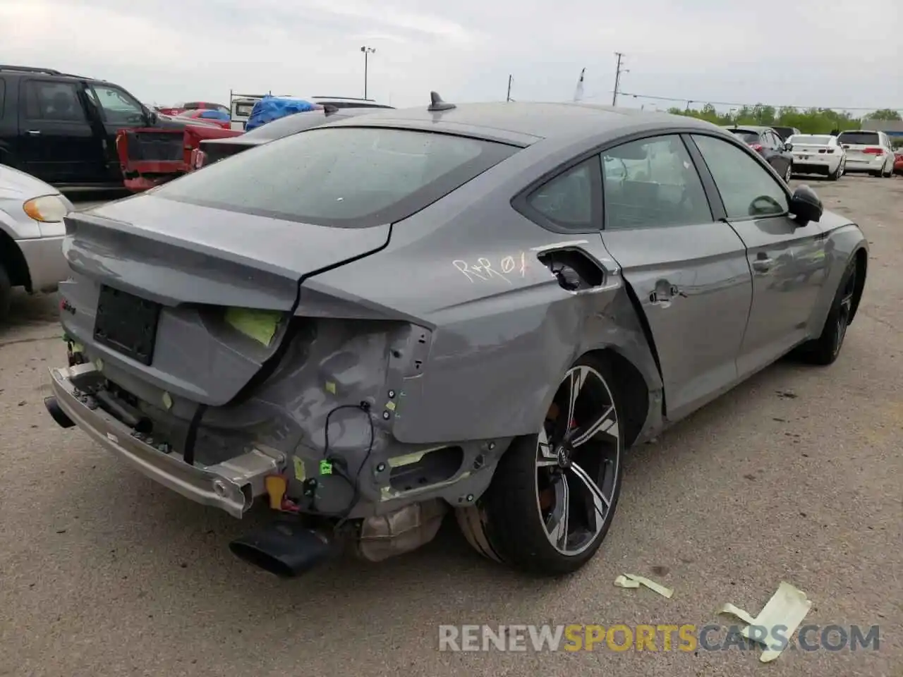 4 Photograph of a damaged car WUABWCF50KA907505 AUDI S5/RS5 2019