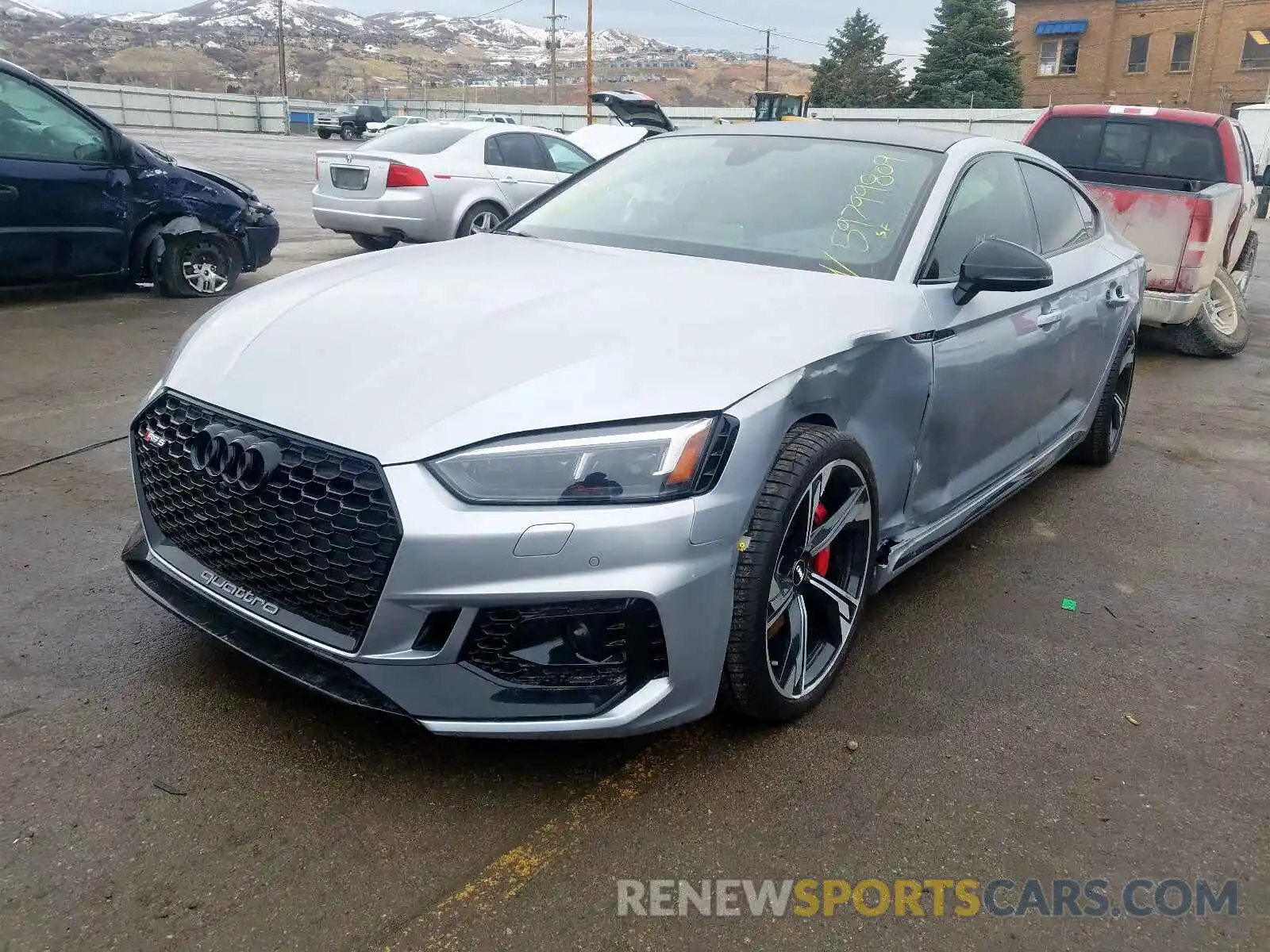 2 Photograph of a damaged car WUABWCF51KA902992 AUDI S5/RS5 2019