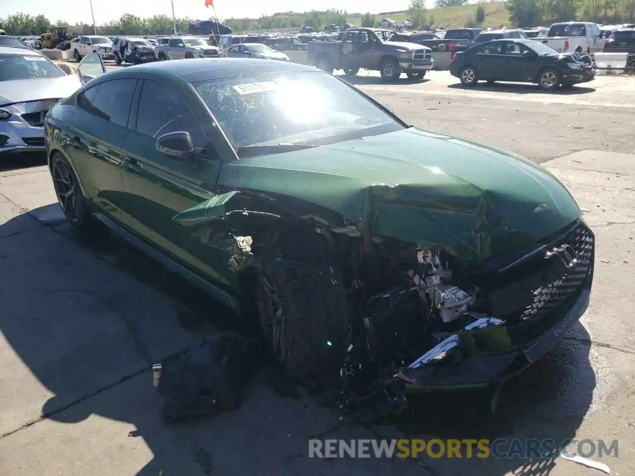 1 Photograph of a damaged car WUABWCF53KA901035 AUDI S5/RS5 2019