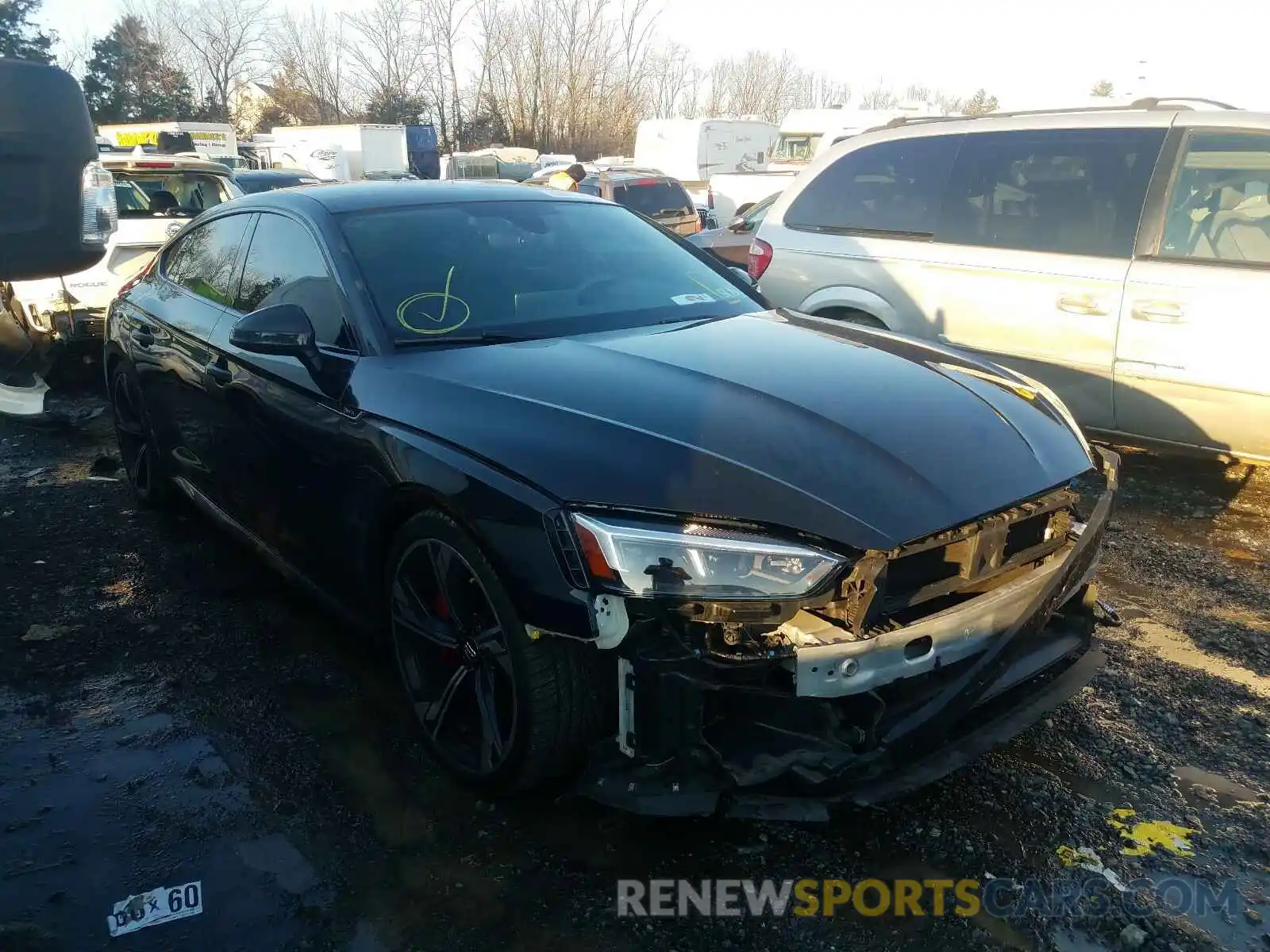 1 Photograph of a damaged car WUABWCF54KA902081 AUDI S5/RS5 2019