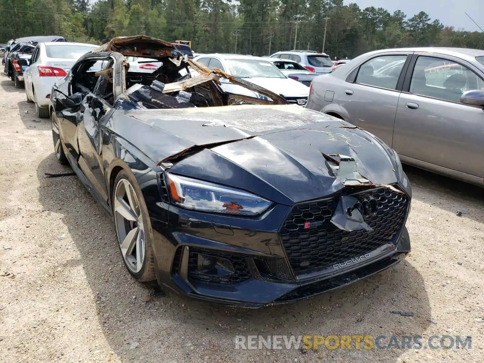 1 Photograph of a damaged car WUABWCF54KA903070 AUDI S5/RS5 2019